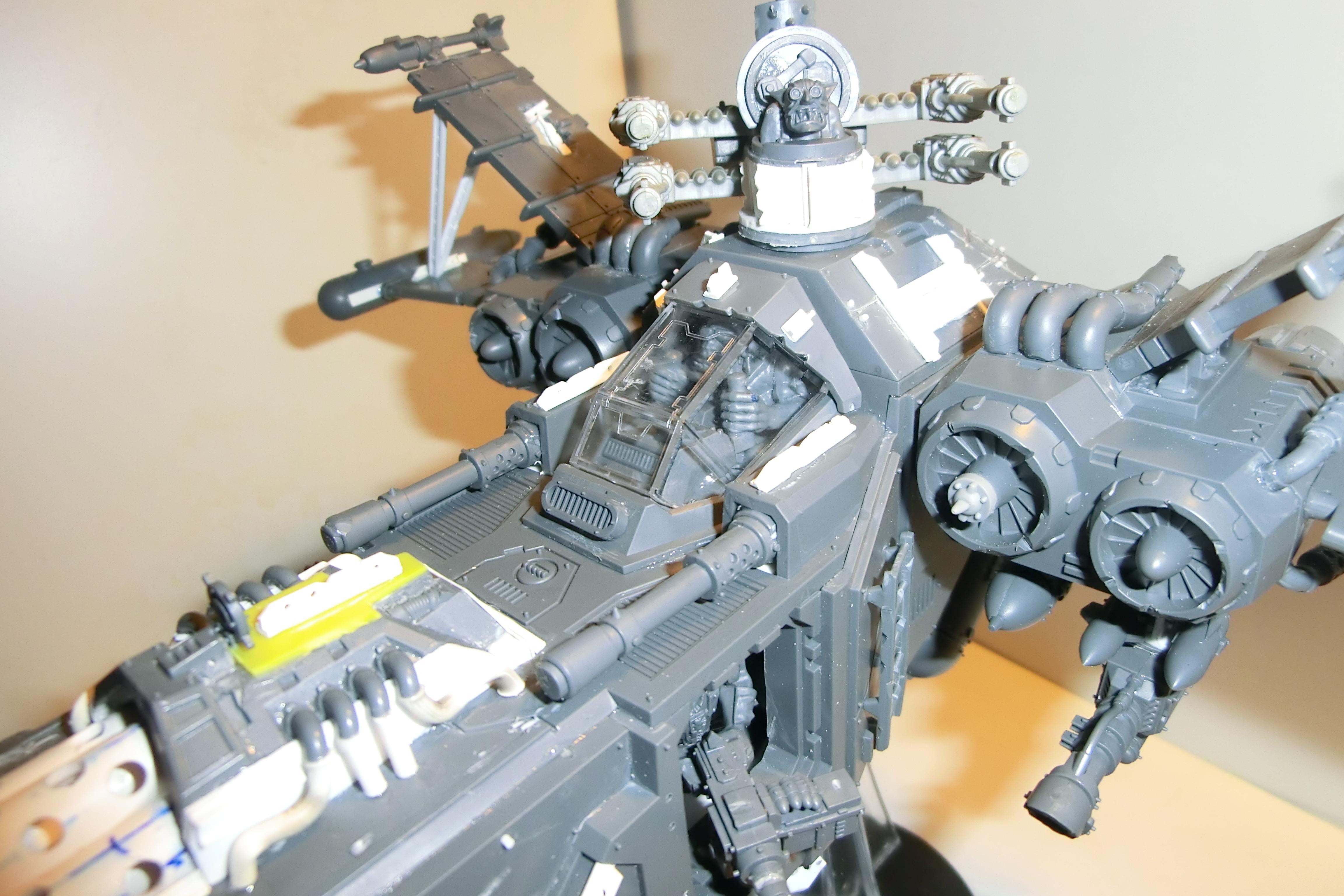 Evil Sunz, Flyer, Orks, Scratch Build, Stormwolf