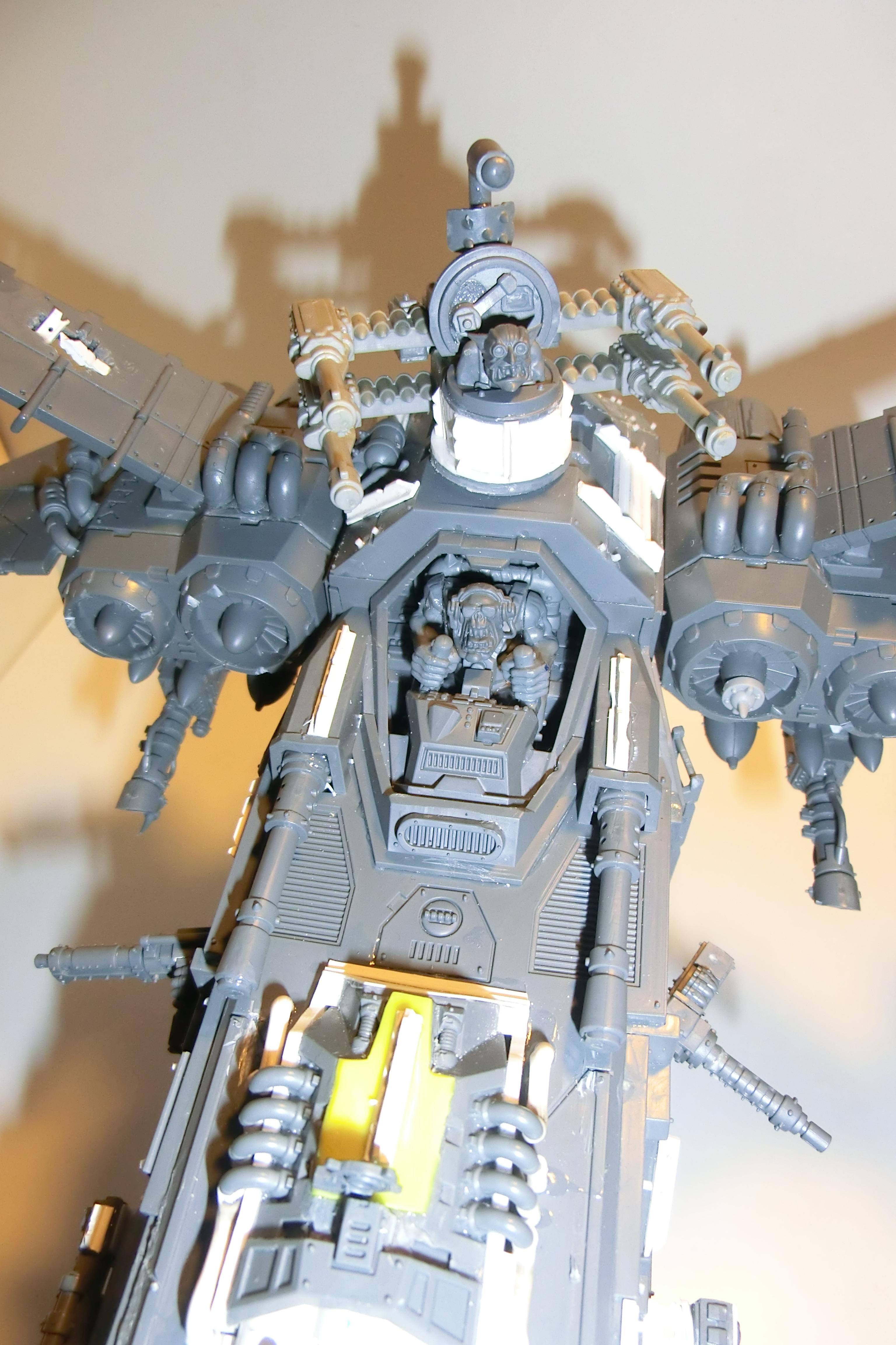 Evil Sunz, Flyer, Orks, Scratch Build, Stormwolf