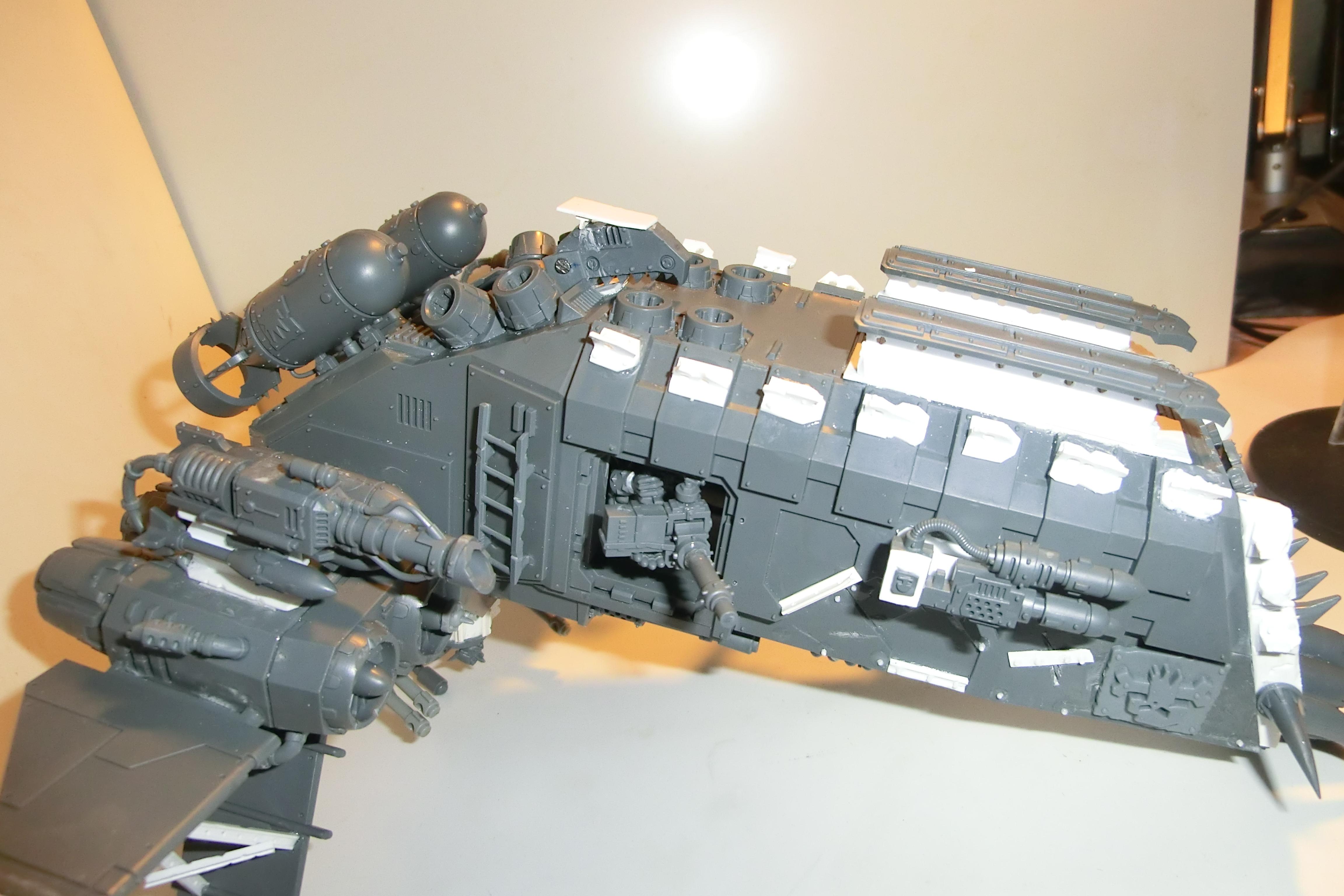 Evil Sunz, Flyer, Orks, Scratch Build, Stormwolf