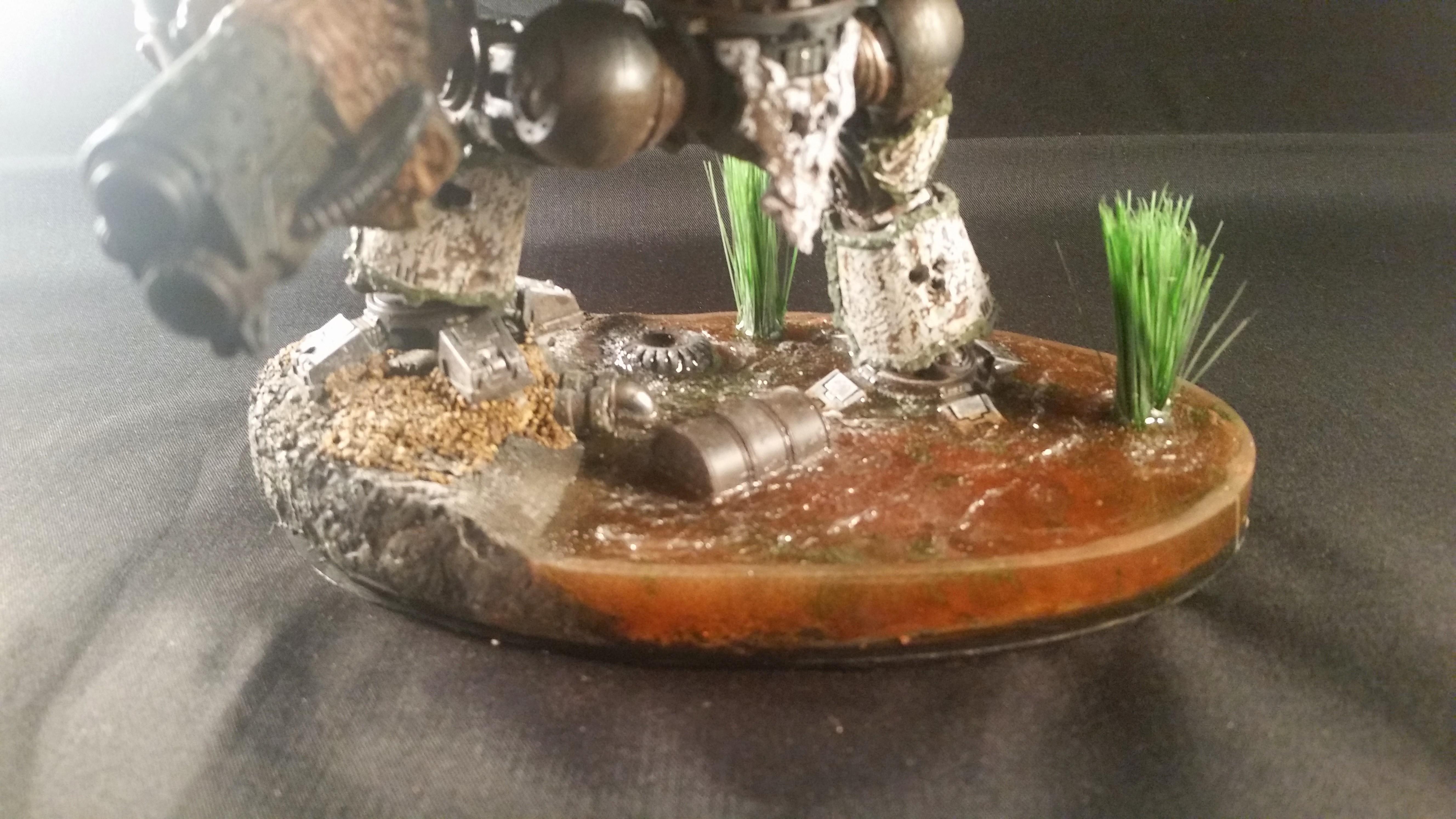 Chaos, Greenstuff, Imperial Knight, Nurgle, Plague, Scythe, Swamp