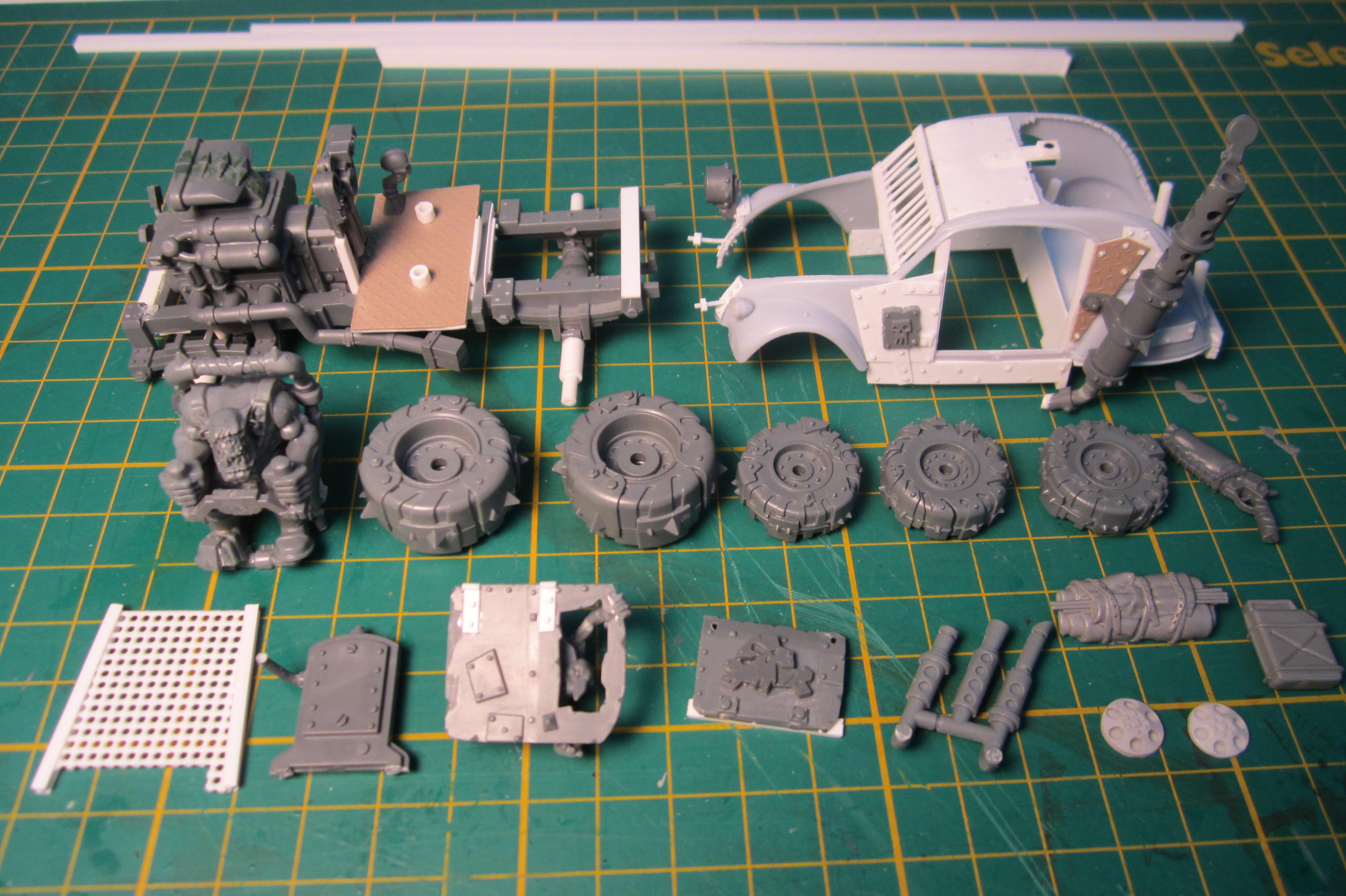 Cars, Conversion, Gorka Morka, Ork Buggies, Ork Buggy, Orks, Vehicle, Warhammer 40,000