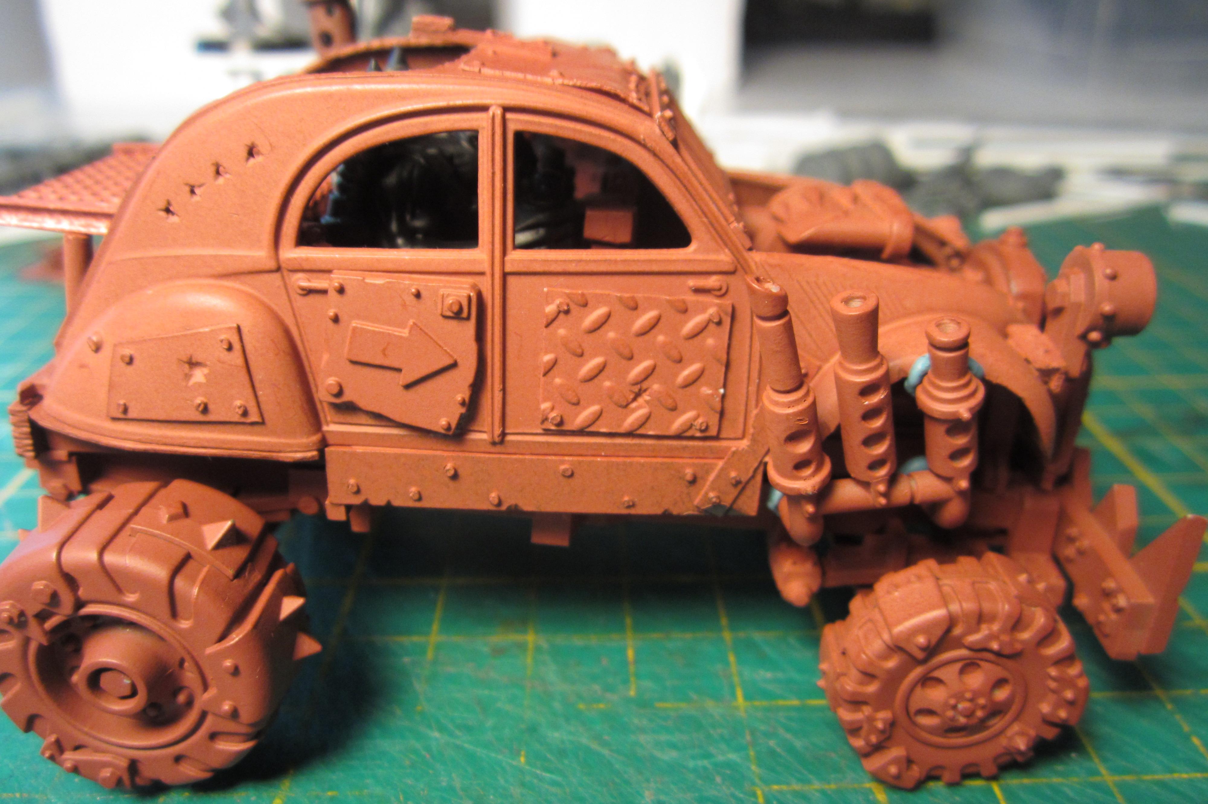 Cars, Conversion, Gorka Morka, Ork Buggies, Ork Buggy, Orks, Vehicle, Warhammer 40,000