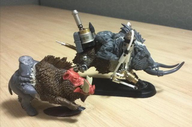 Boar, Cyboar, Orks, Snalebite