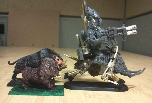 Boar, Cyboar, Orks, Snalebite