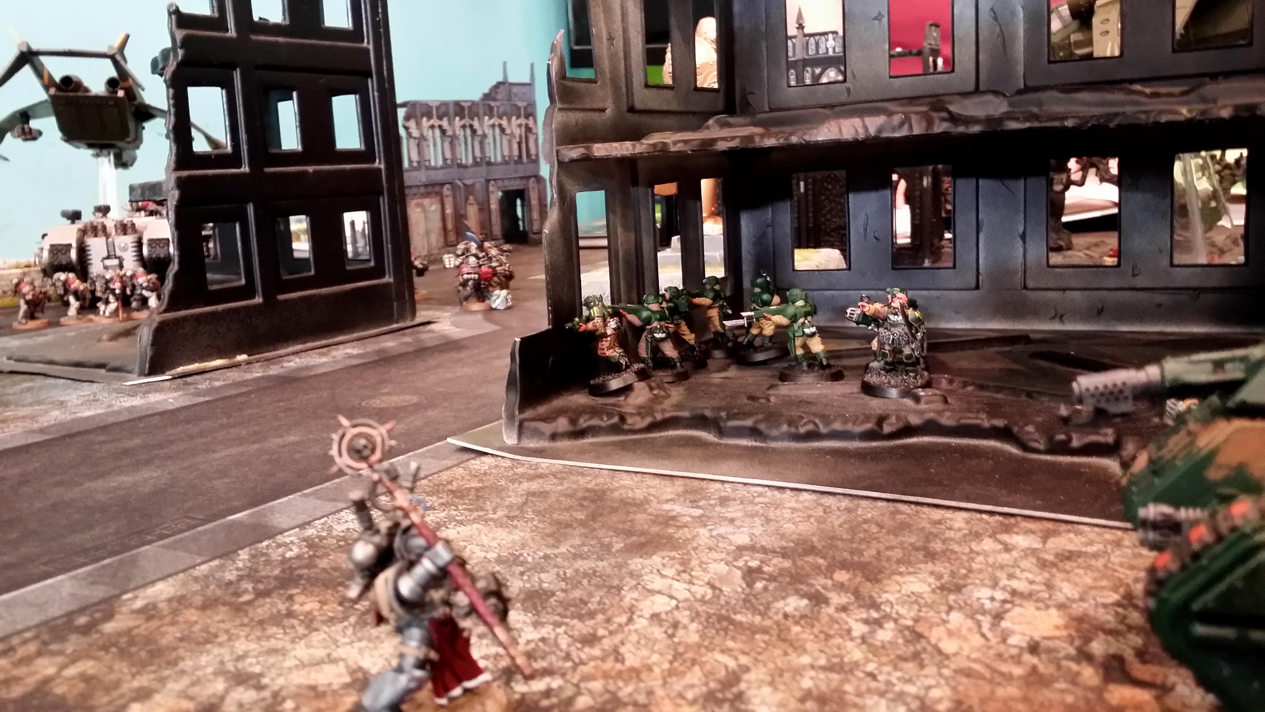 Battle, Cadians, Games Workshop, Grey Knights, Imperial Guard, Warhammer 40,000