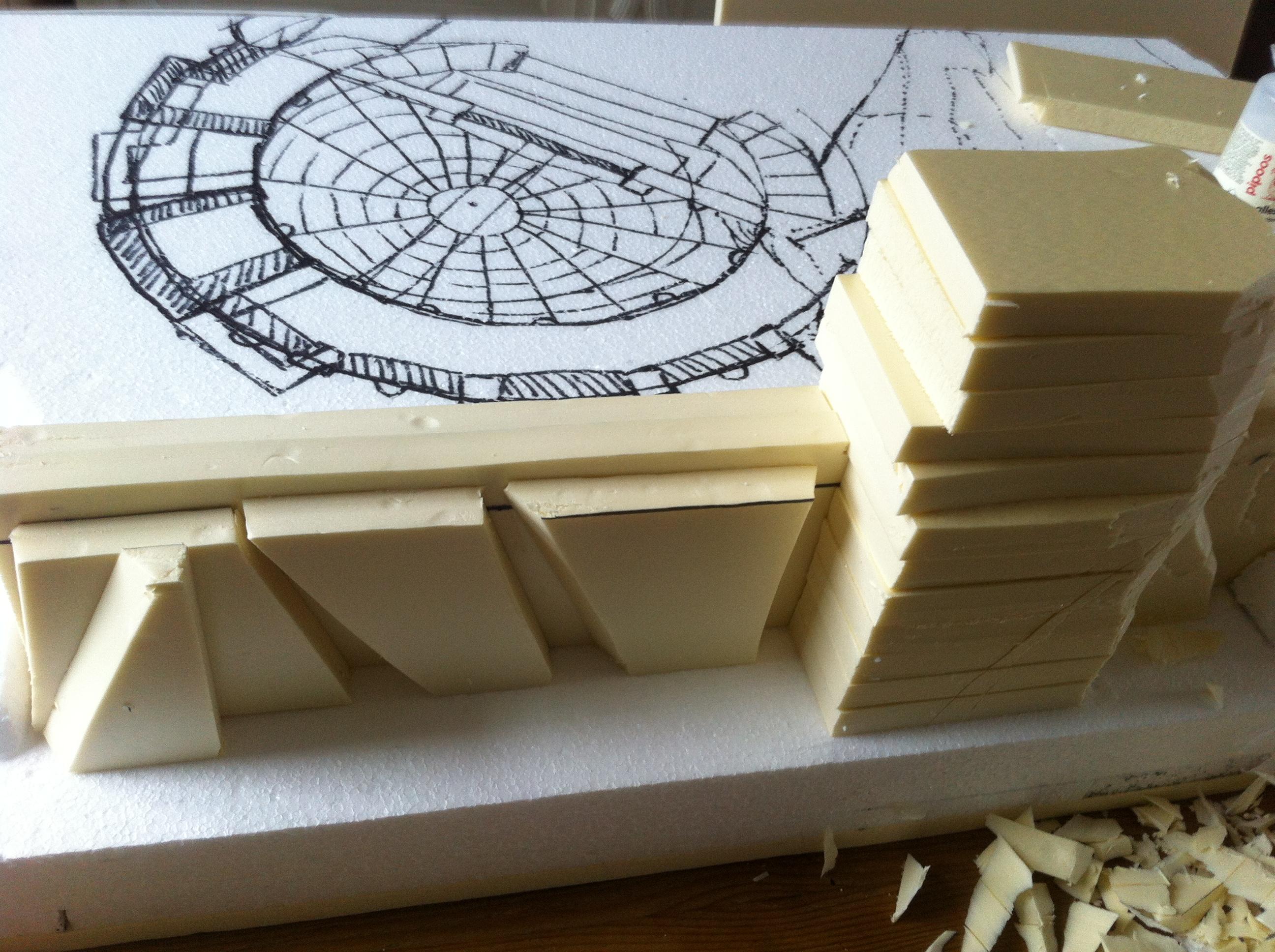 Battle, Board, Space, Temple, Terrain, Wolves, Work In Progress