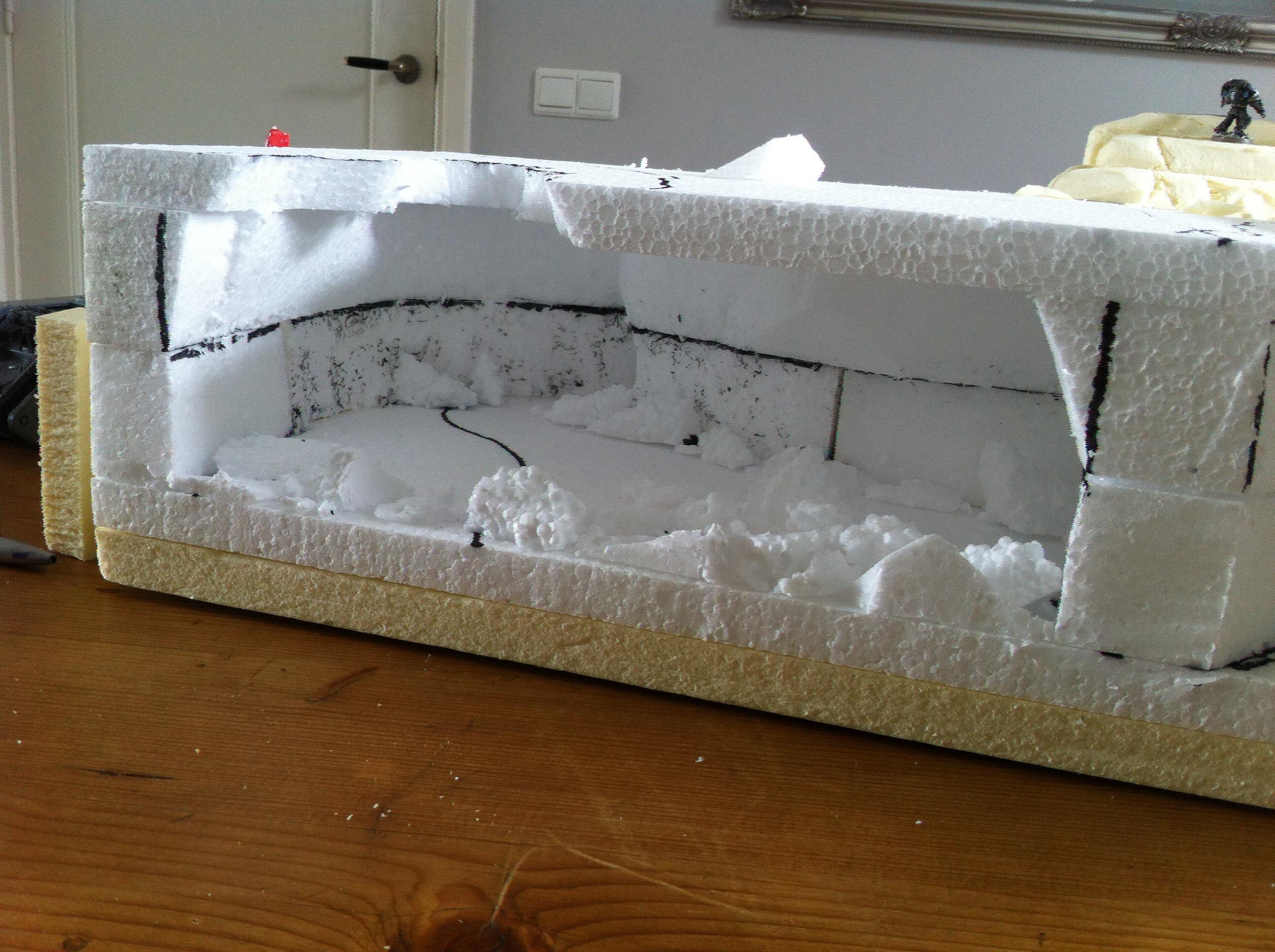 Battle, Board, Space, Temple, Terrain, Wolves, Work In Progress