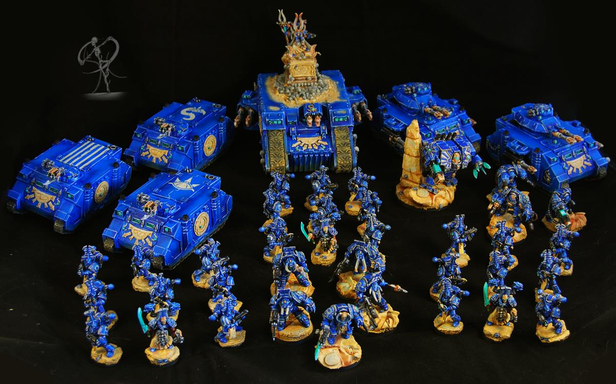 Army, Chaos, Chaos Space Marines, Collection, Complete, Magnet, Non-Metallic Metal, Thousand Sons, Tzeentch