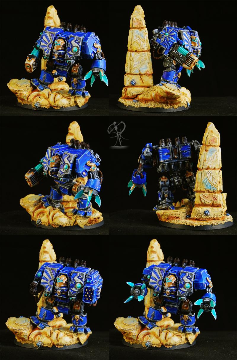 Chaos, Chaos Space Marines, Dreadnought, Hellbrute, Magnet, Non-Metallic Metal, Thousand Sons, Tzeentch