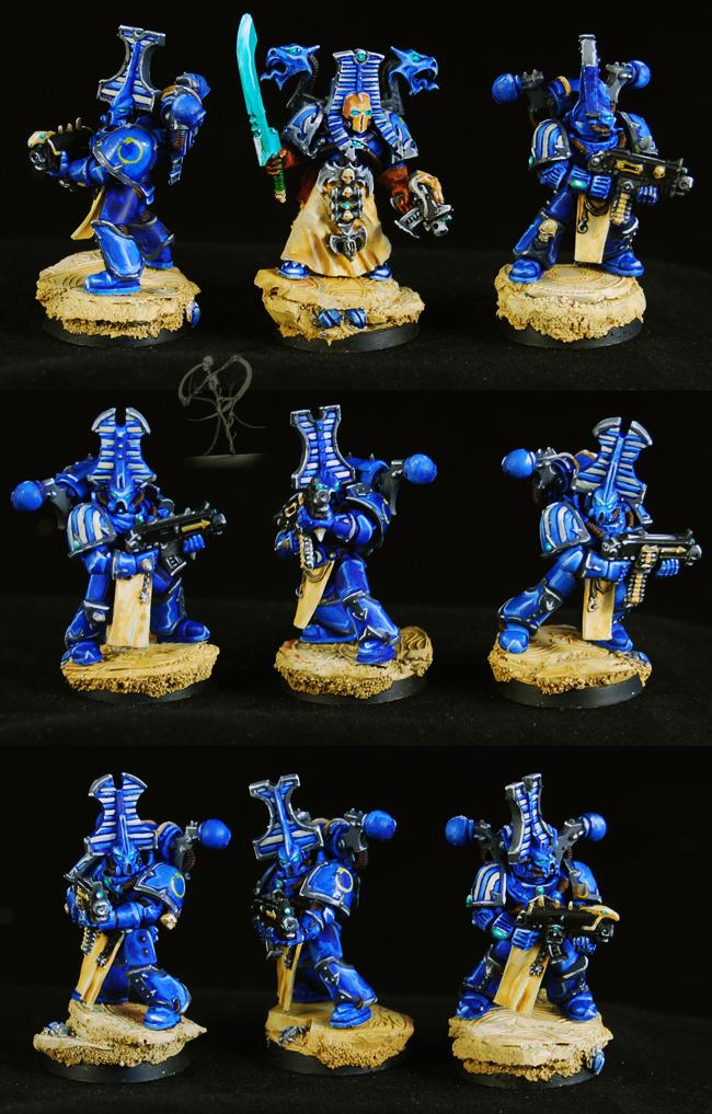 Chaos, Chaos Space Marines, Non-Metallic Metal, Thousand Sons, Tzeentch