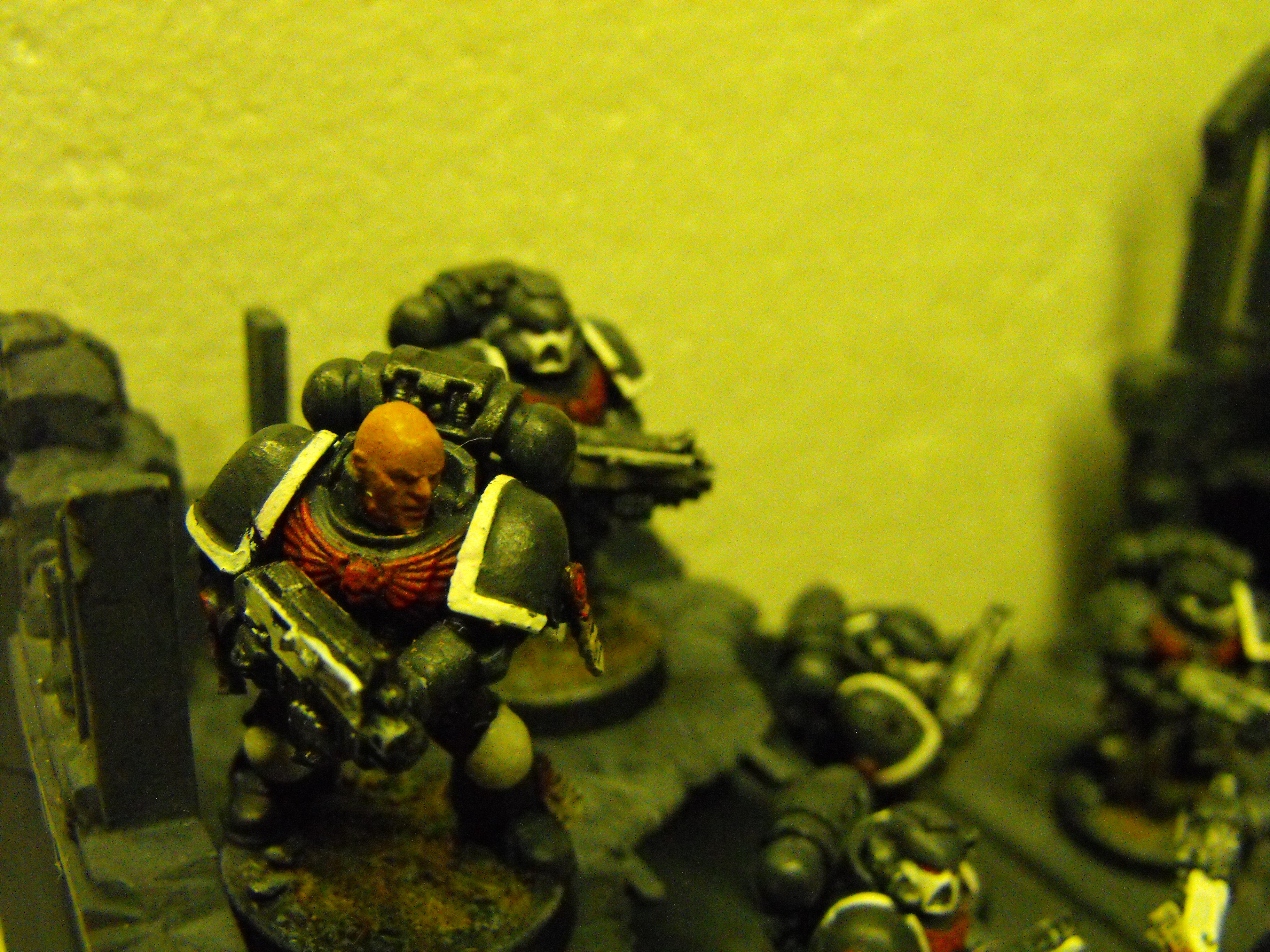 Assault Squad, Chaplain, Dark Angels Successors, Fellwing, Sergeant, Space Marines, Squad, Stormtalon Conversion, Tactical, Tactical Squad