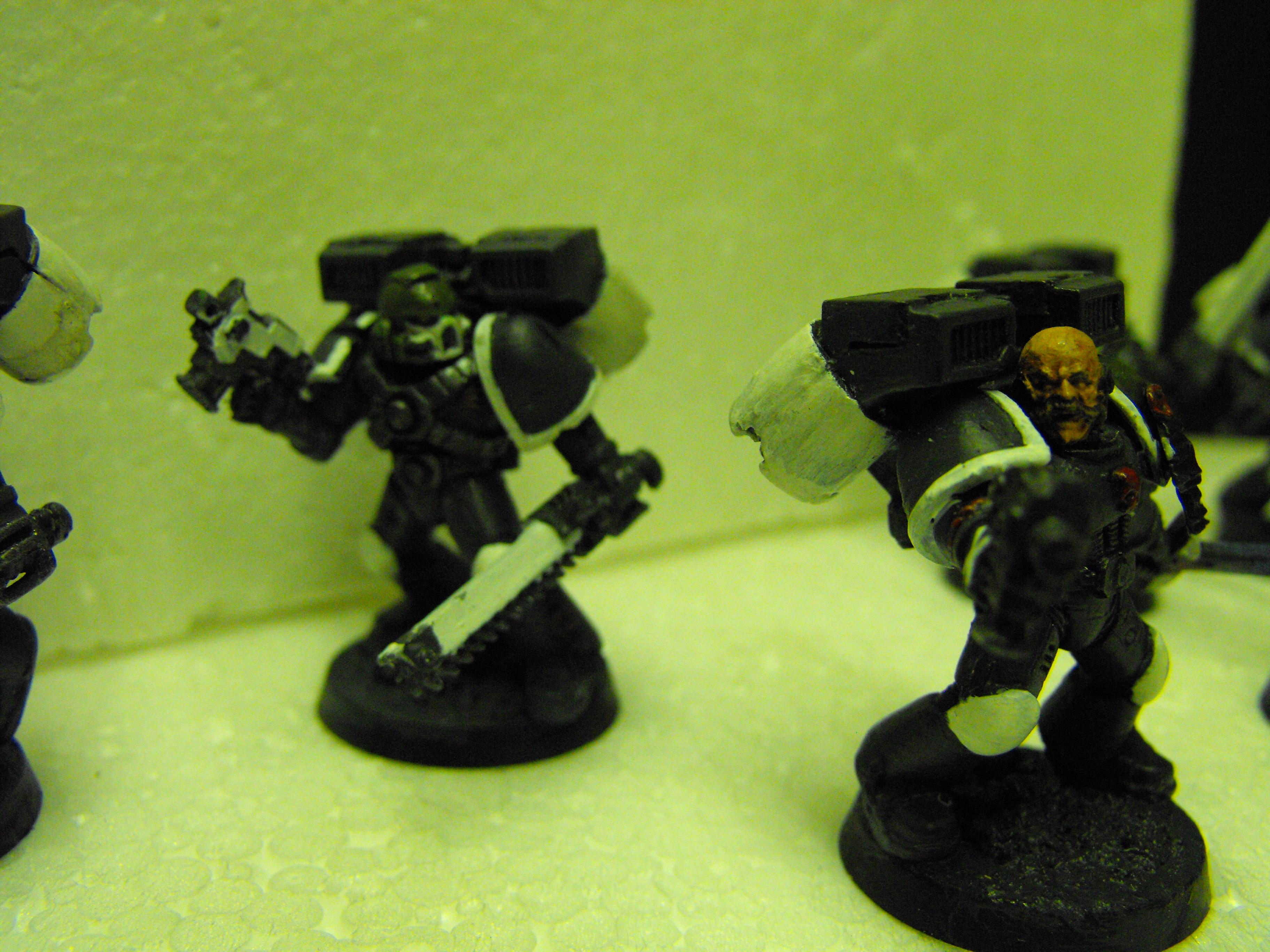 Assault Squad, Chaplain, Dark Angels Successors, Fellwing, Sergeant, Space Marines, Stormtalon Conversion, Tactical Squad