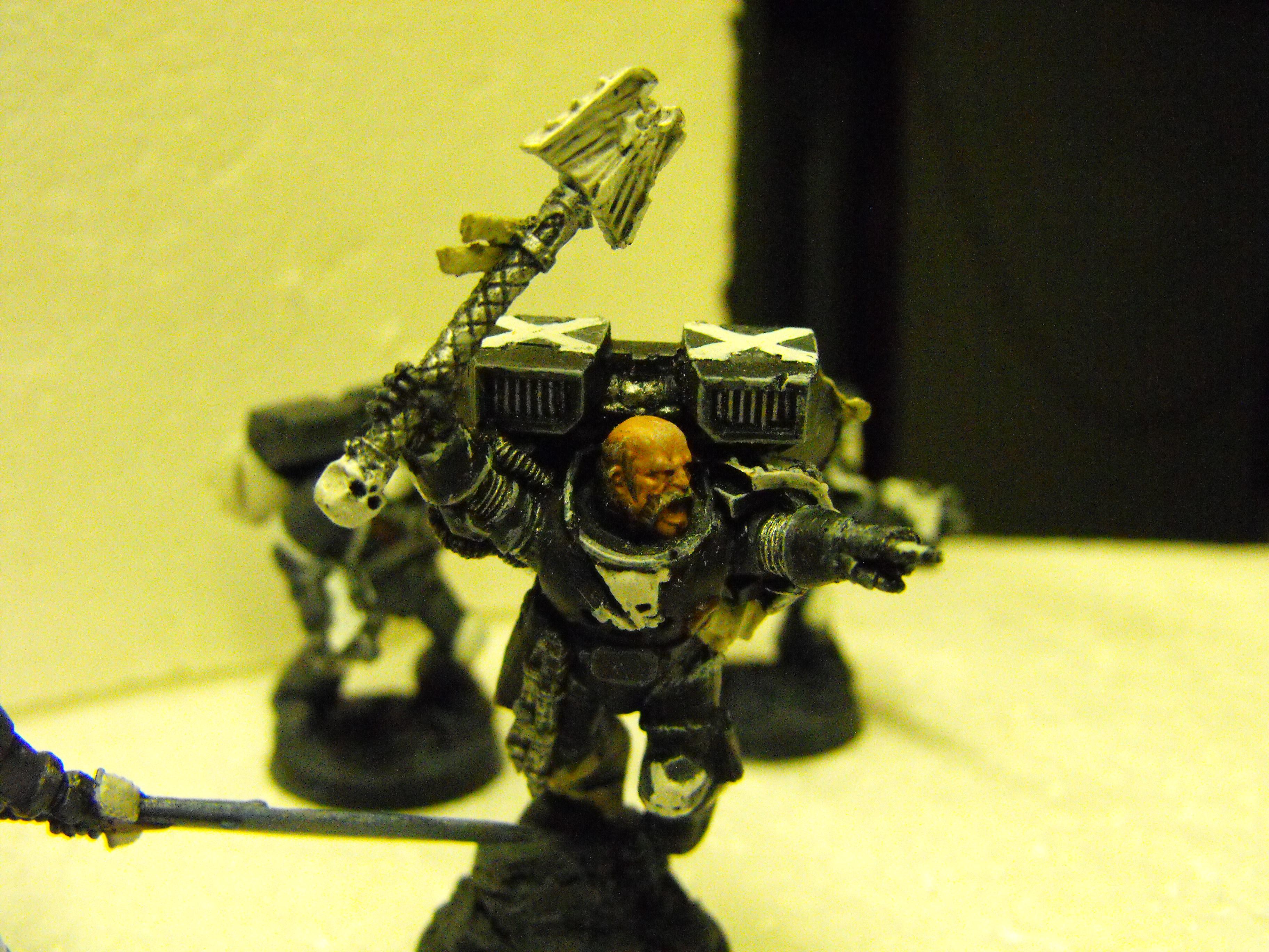 Assault Squad, Chaplain, Dark Angels Successors, Fellwing, Sergeant, Space Marines, Stormtalon Conversion, Tactical Squad