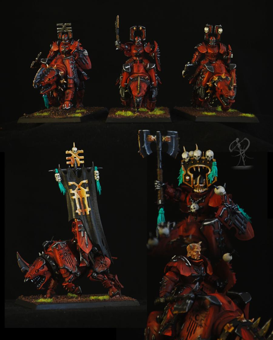 Cavalry, Juggernaut, Khorne, Warriors Of Chaos