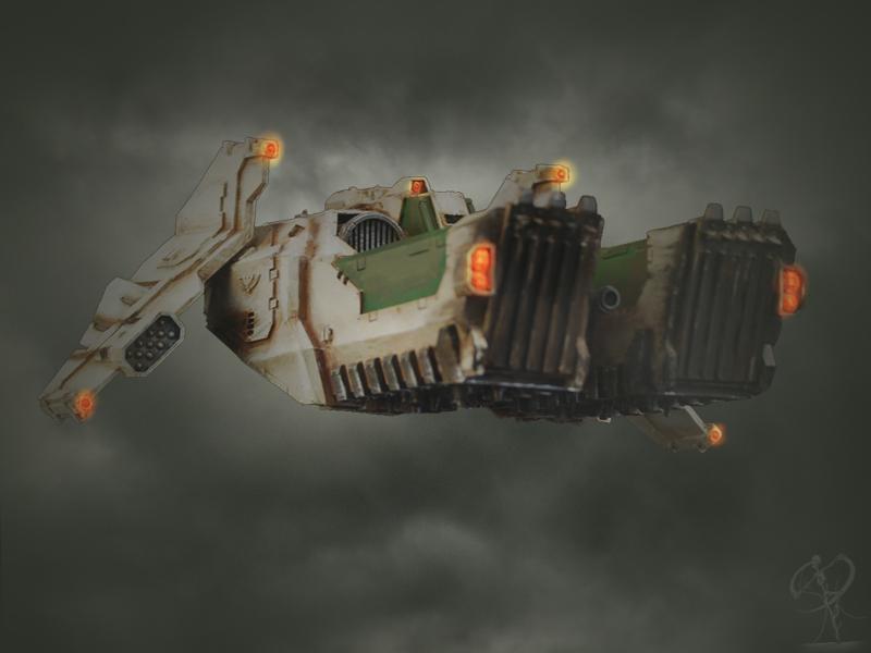 Deaht Guard, Horus Heresy, Non-Metallic Metal, Photoshop