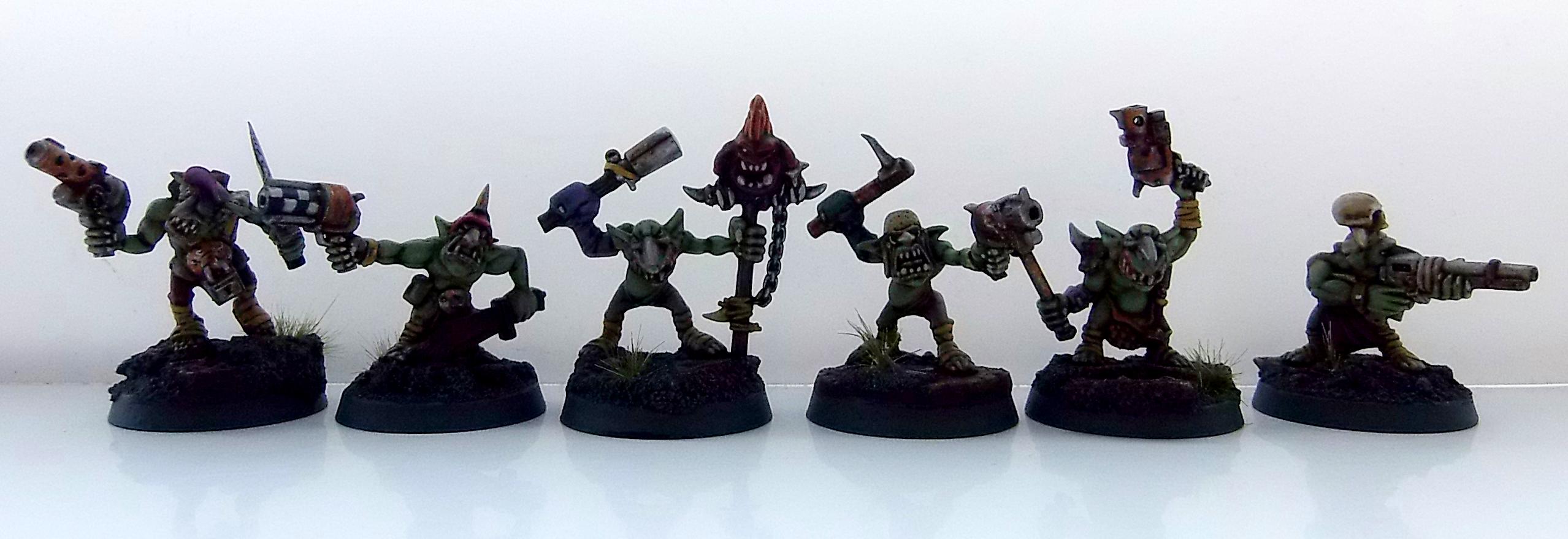 Goblins, Gretchin, Grots, Orks, Work In Progress