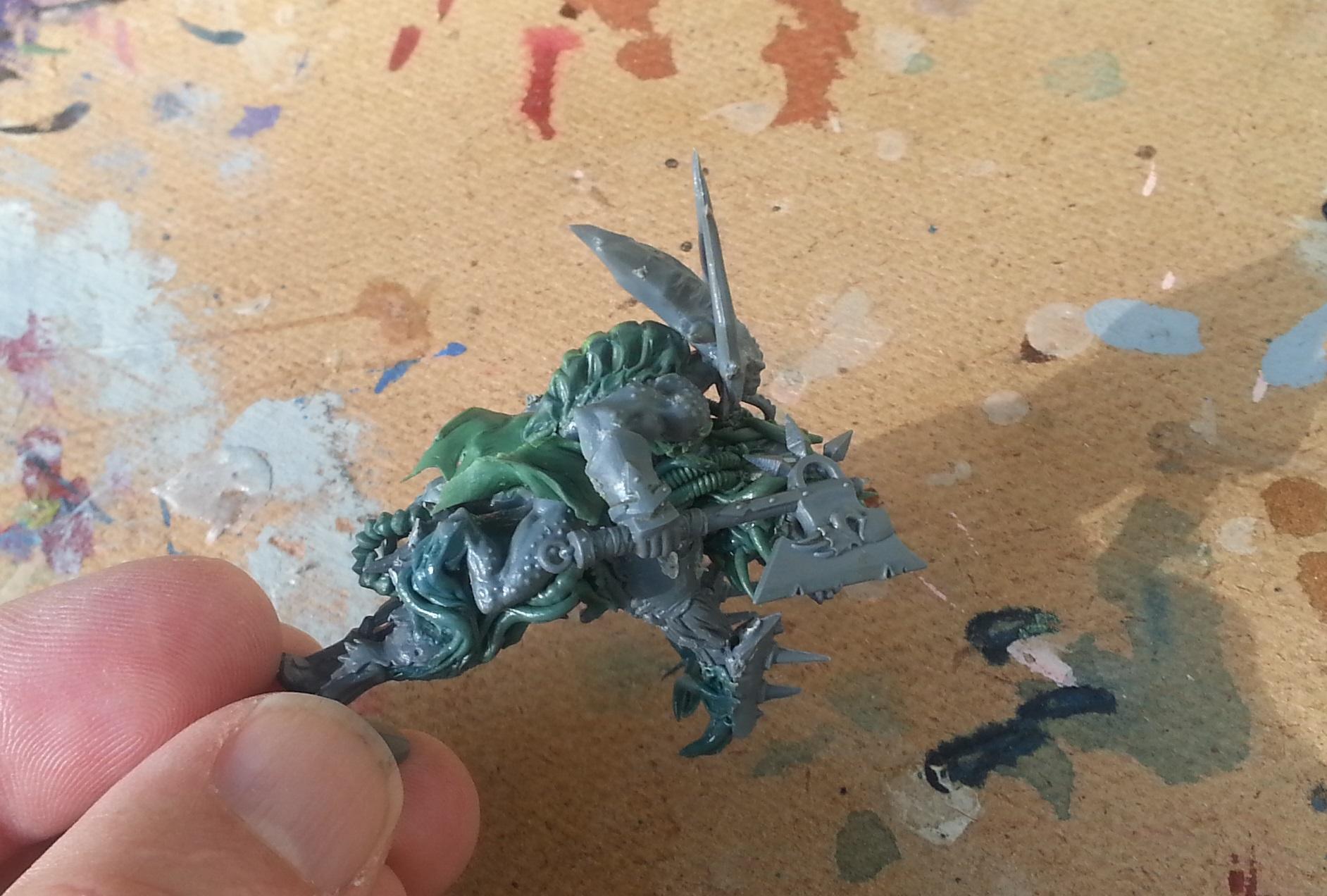 Chaos Daemons, Conversion, Daemons, Harrowed, Herald, Juggernaut, Khorne