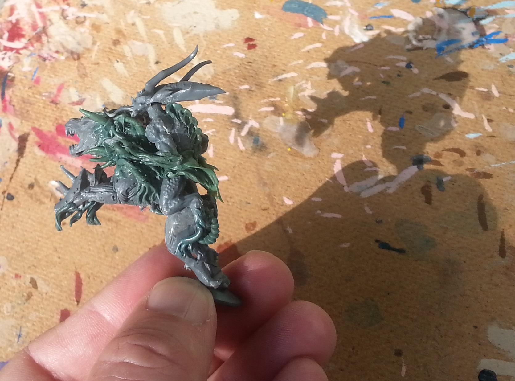 Chaos Daemons, Conversion, Daemons, Harrowed, Herald, Juggernaut, Khorne