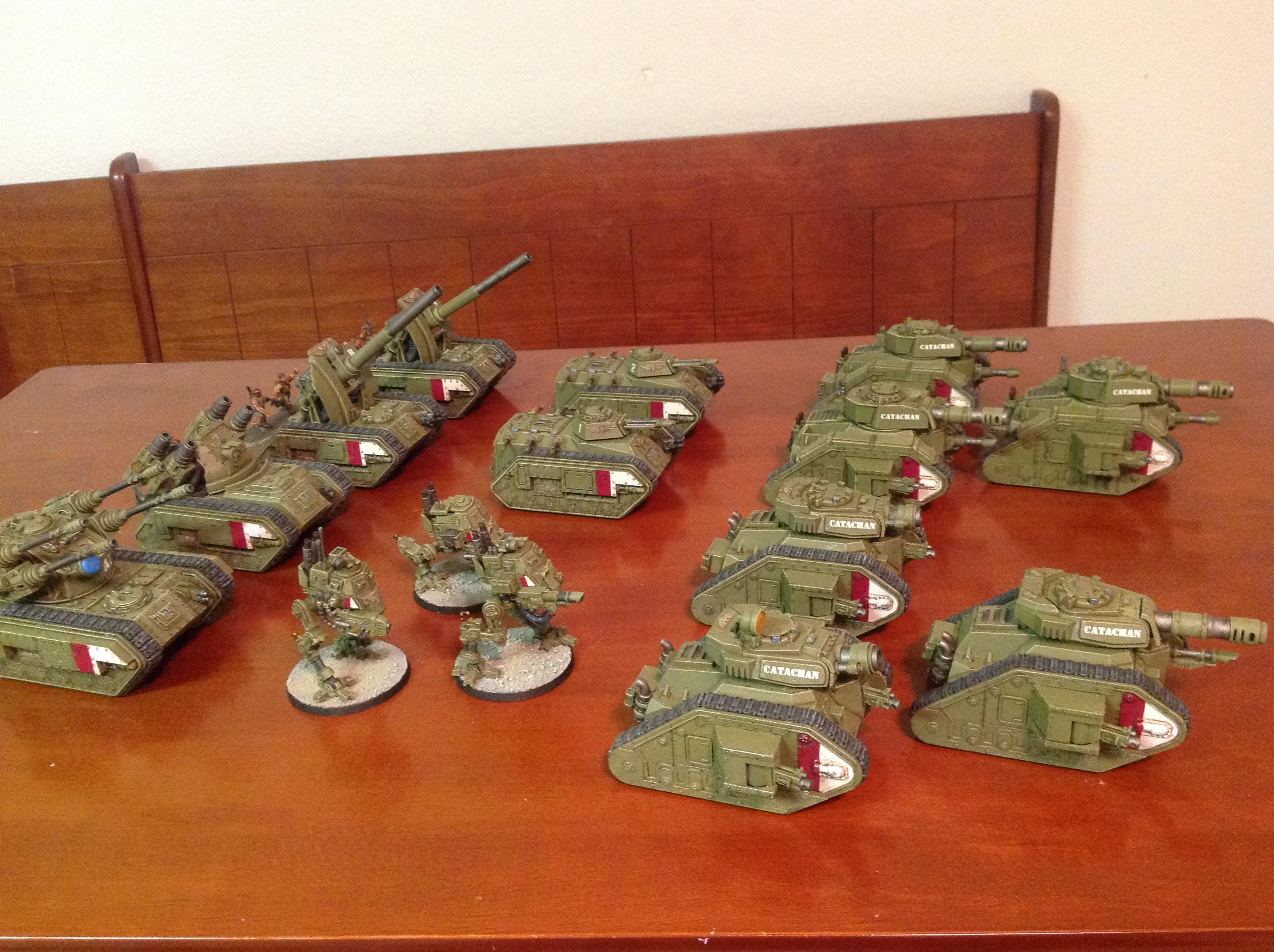 Astra Militarum, Catachans, Imperial Guard, Space Wolves