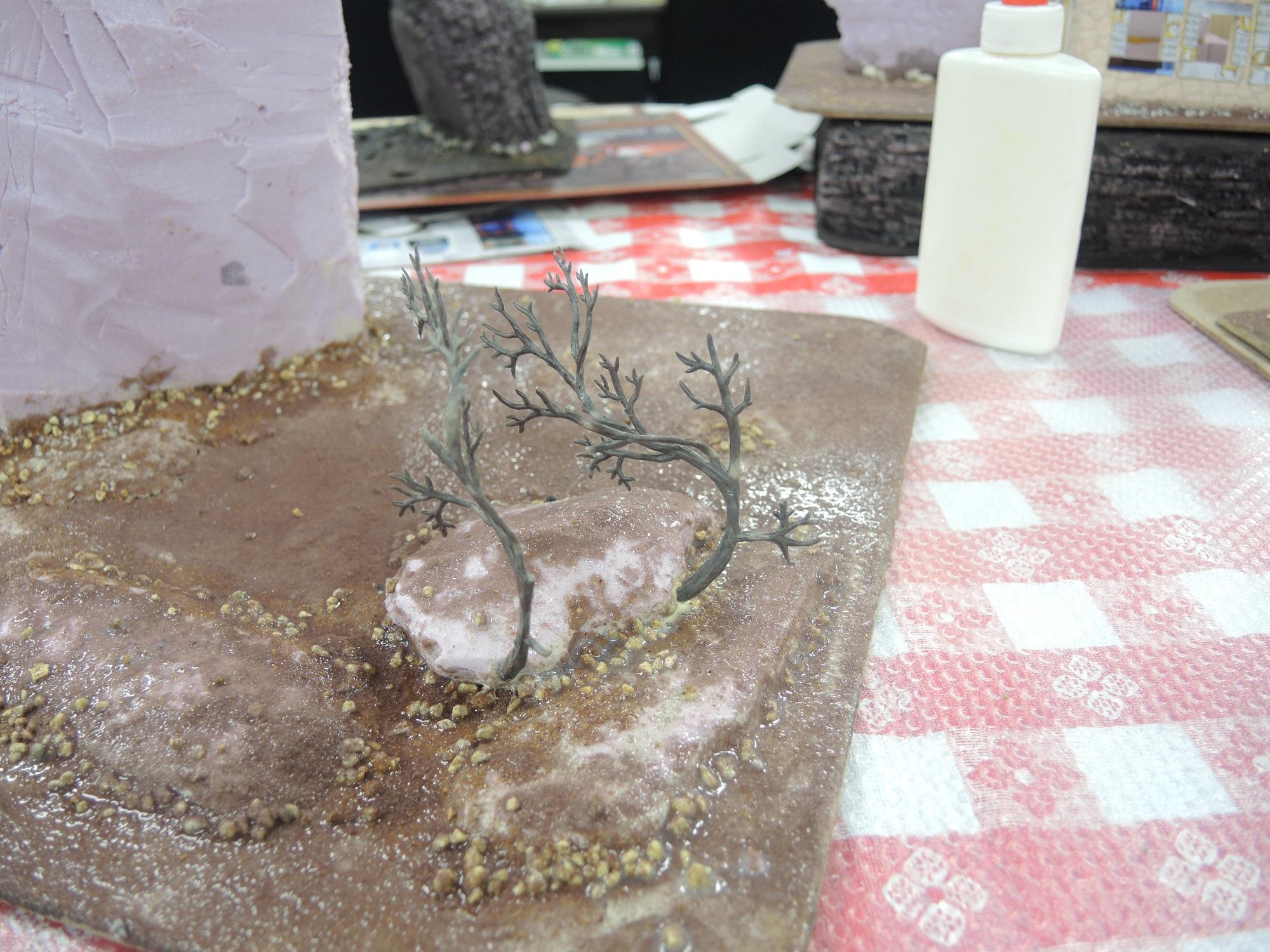 Blue, Commission, Hot Glue, Hotglue, Mesa, Pink, Styrofoam, Terrain, Tutorial, Waaazag, Waazag, Work In Progress