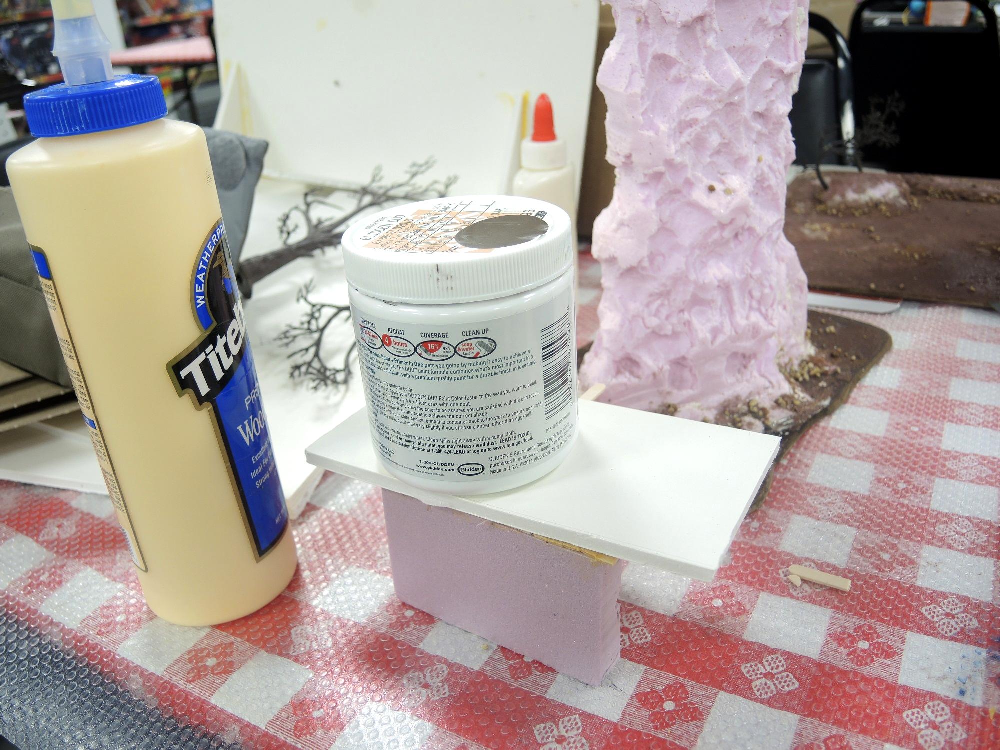 Blue, Commission, Hot Glue, Hotglue, Mesa, Pink, Styrofoam, Terrain, Tutorial, Waaazag, Waazag, Work In Progress