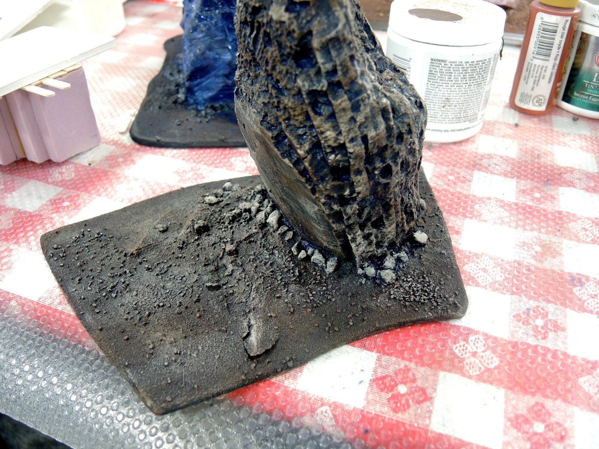 Blue, Commission, Hot Glue, Hotglue, Mesa, Pink, Styrofoam, Terrain, Tutorial, Waaazag, Waazag, Work In Progress