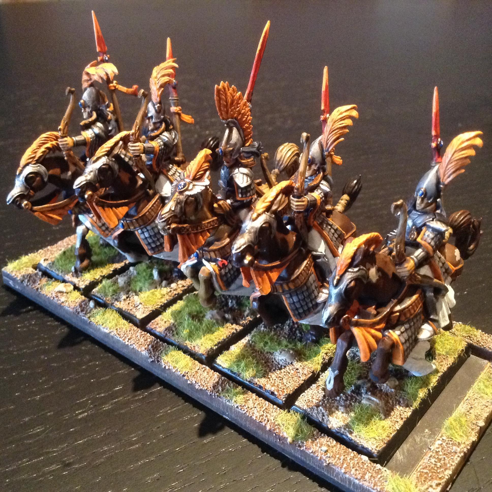 Ellyrian, High Elves, Orange, Reavers, Warhammer Fantasy
