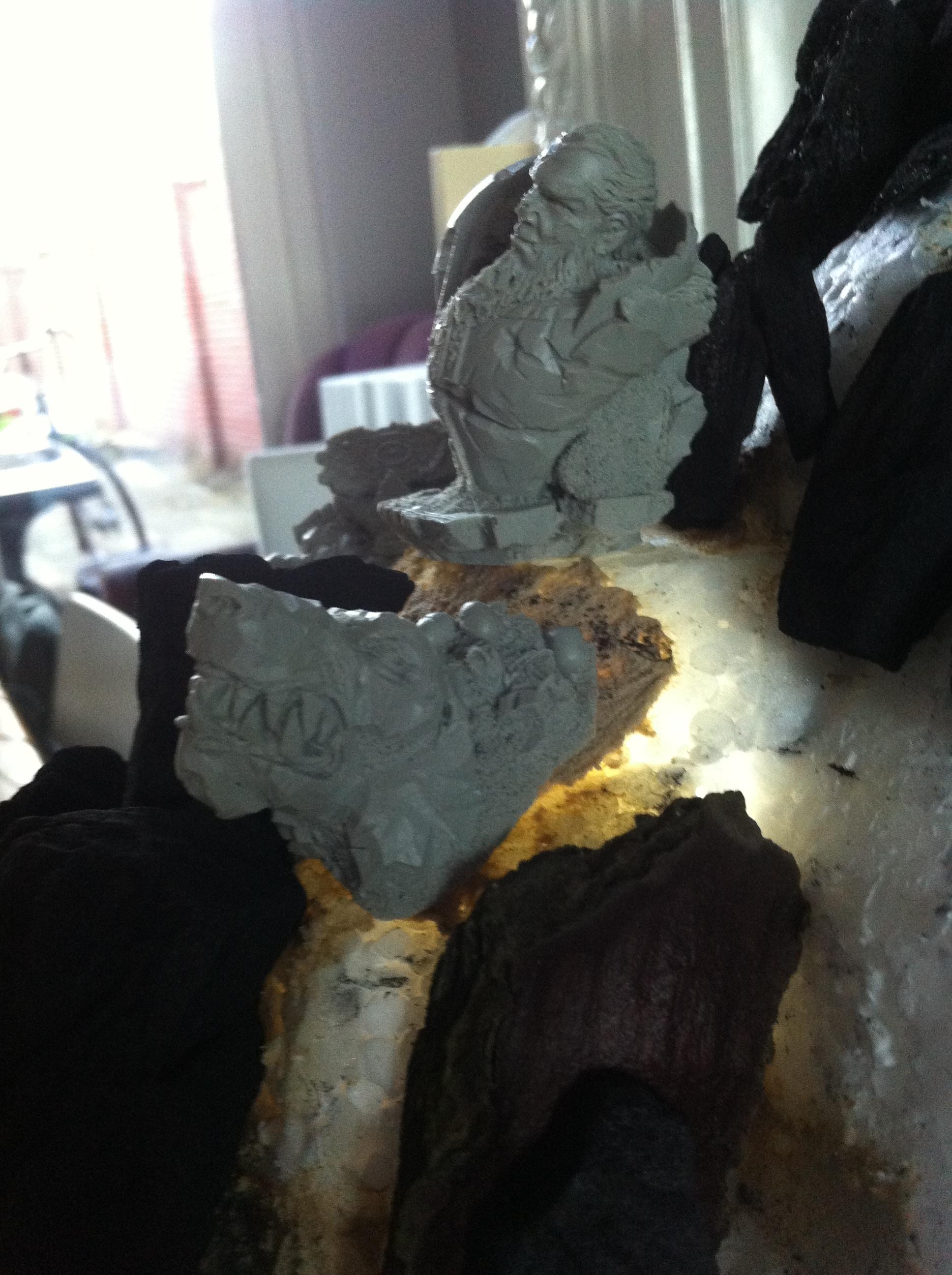 Battle, Board, Fortress, Space, Temple, Terrain, Wolves, Work In Progress