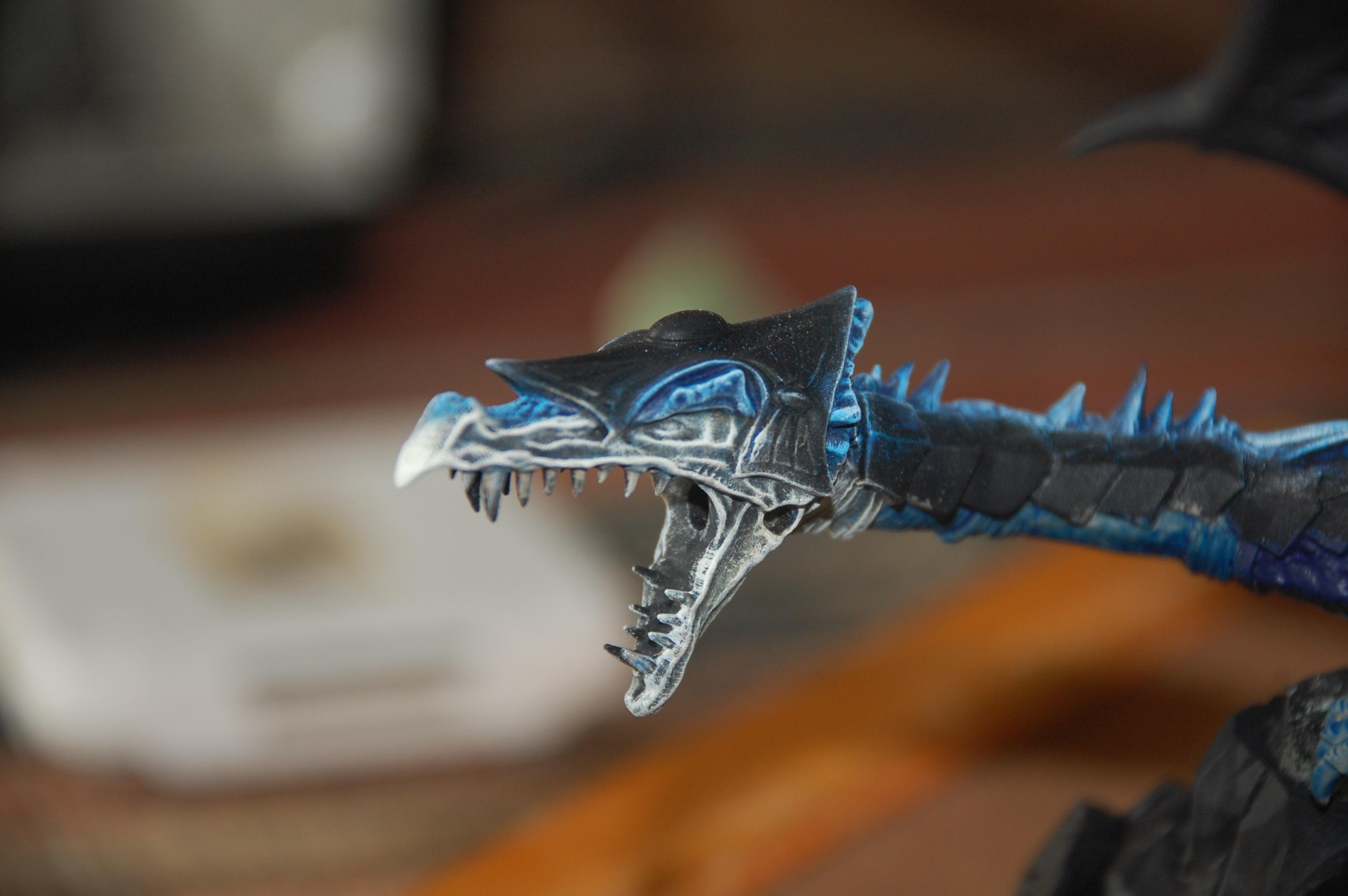 Blue highlights done First highlight on flesh done