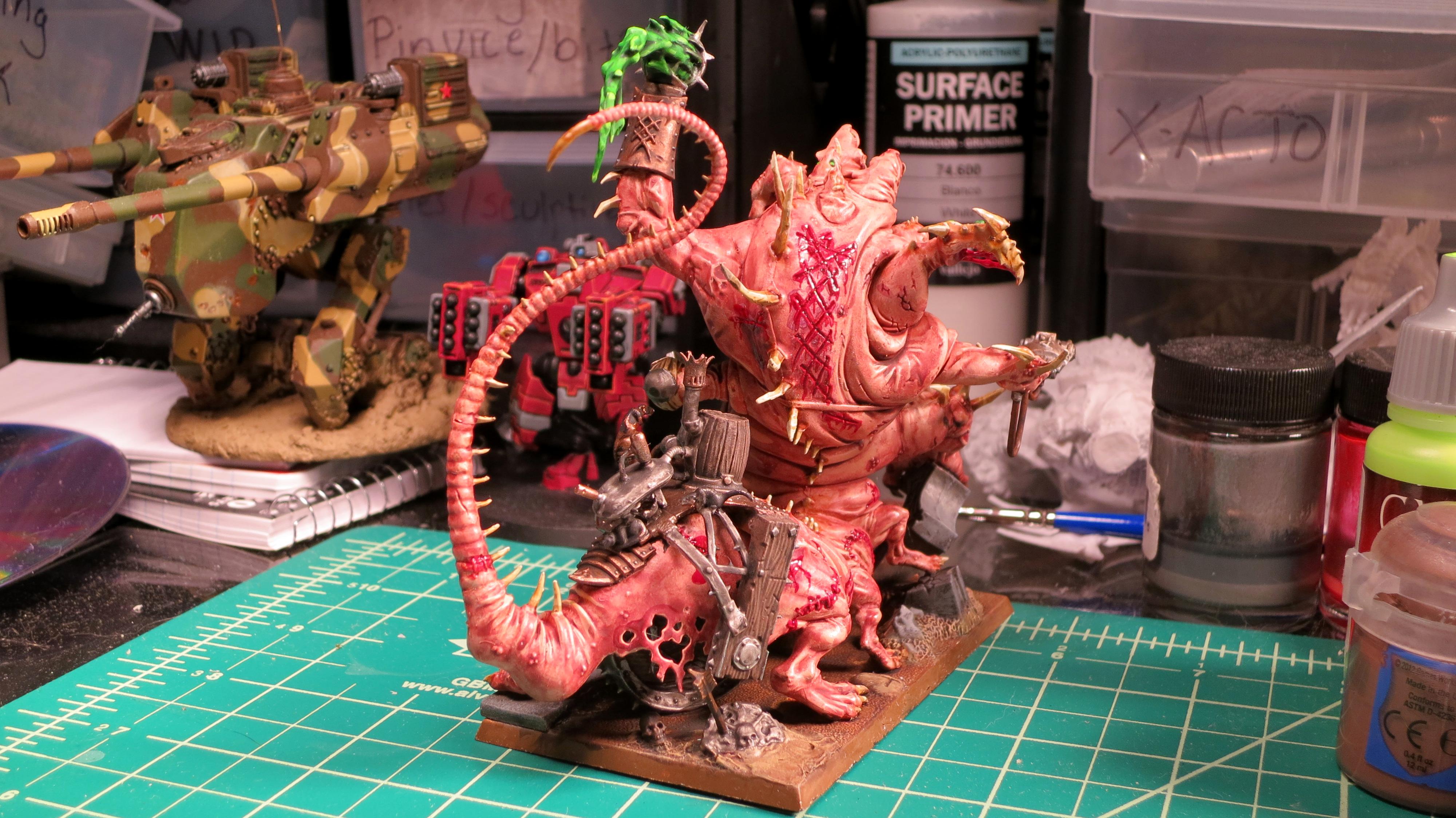 Clanrats, Hell Pit Abomination, Old Miniatures, Skaven, Work In Progress