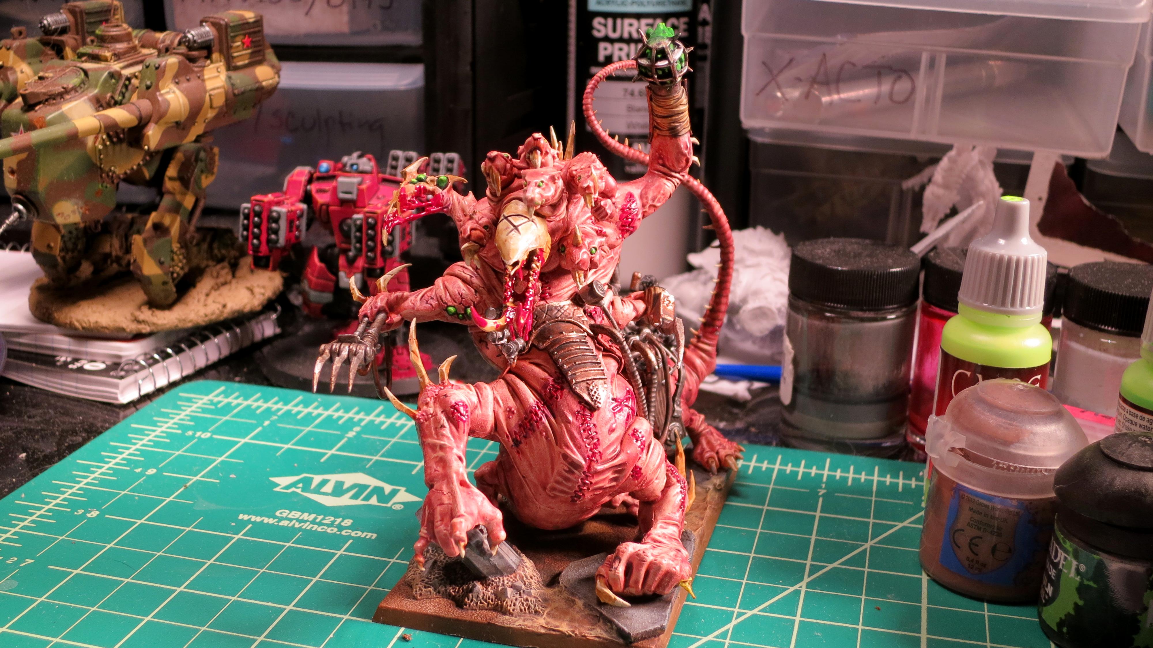 Clanrats, Hell Pit Abomination, Old Miniatures, Skaven, Work In Progress