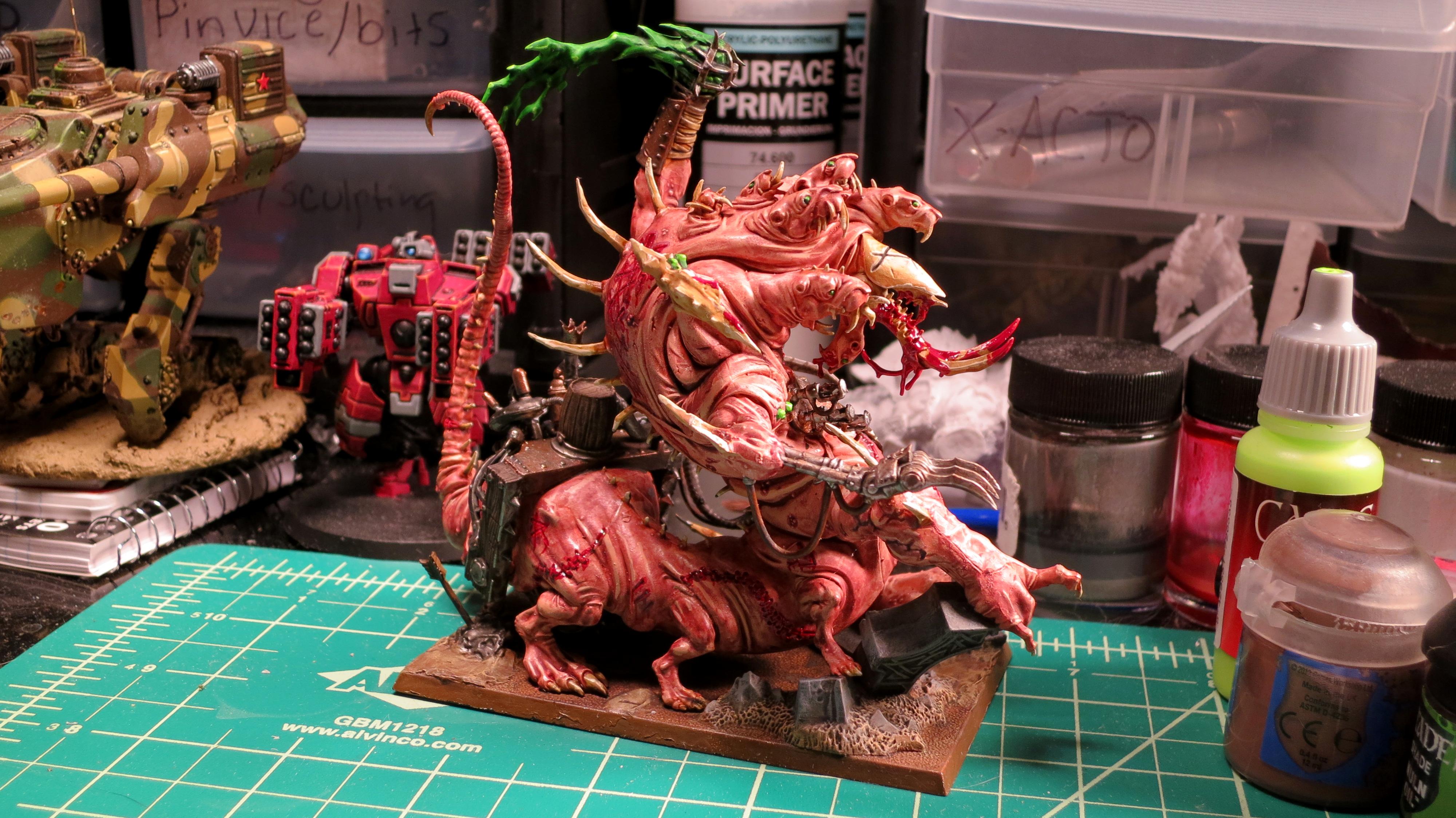 Clanrats, Hell Pit Abomination, Old Miniatures, Skaven, Work In Progress