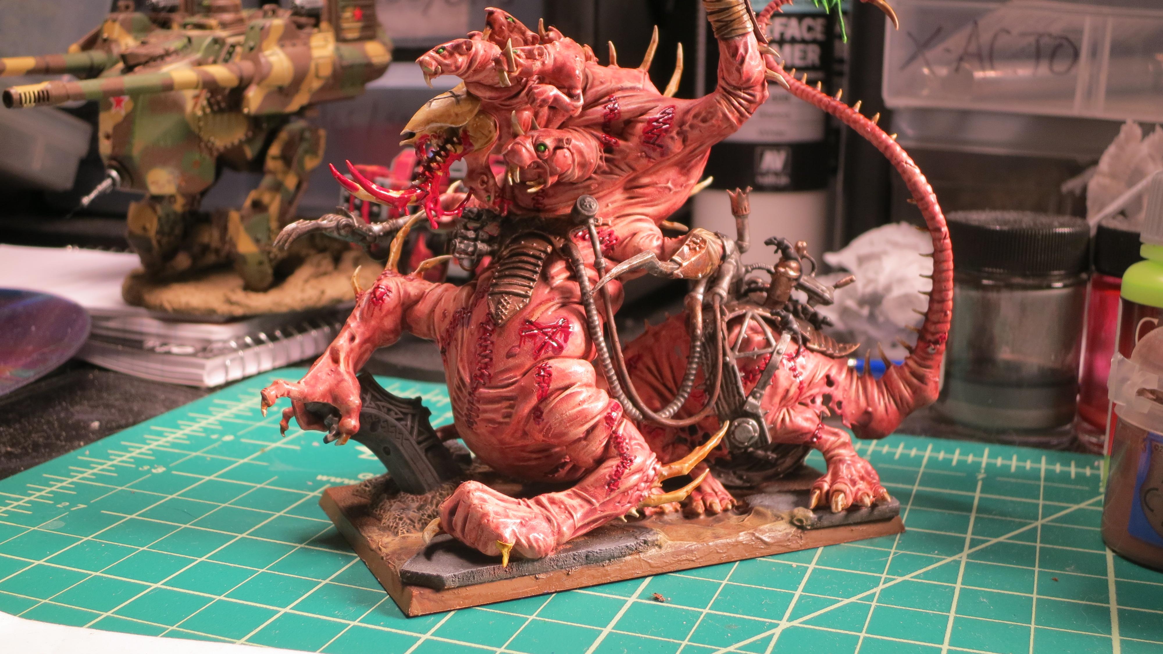 Clanrats, Hell Pit Abomination, Old Miniatures, Skaven, Work In Progress
