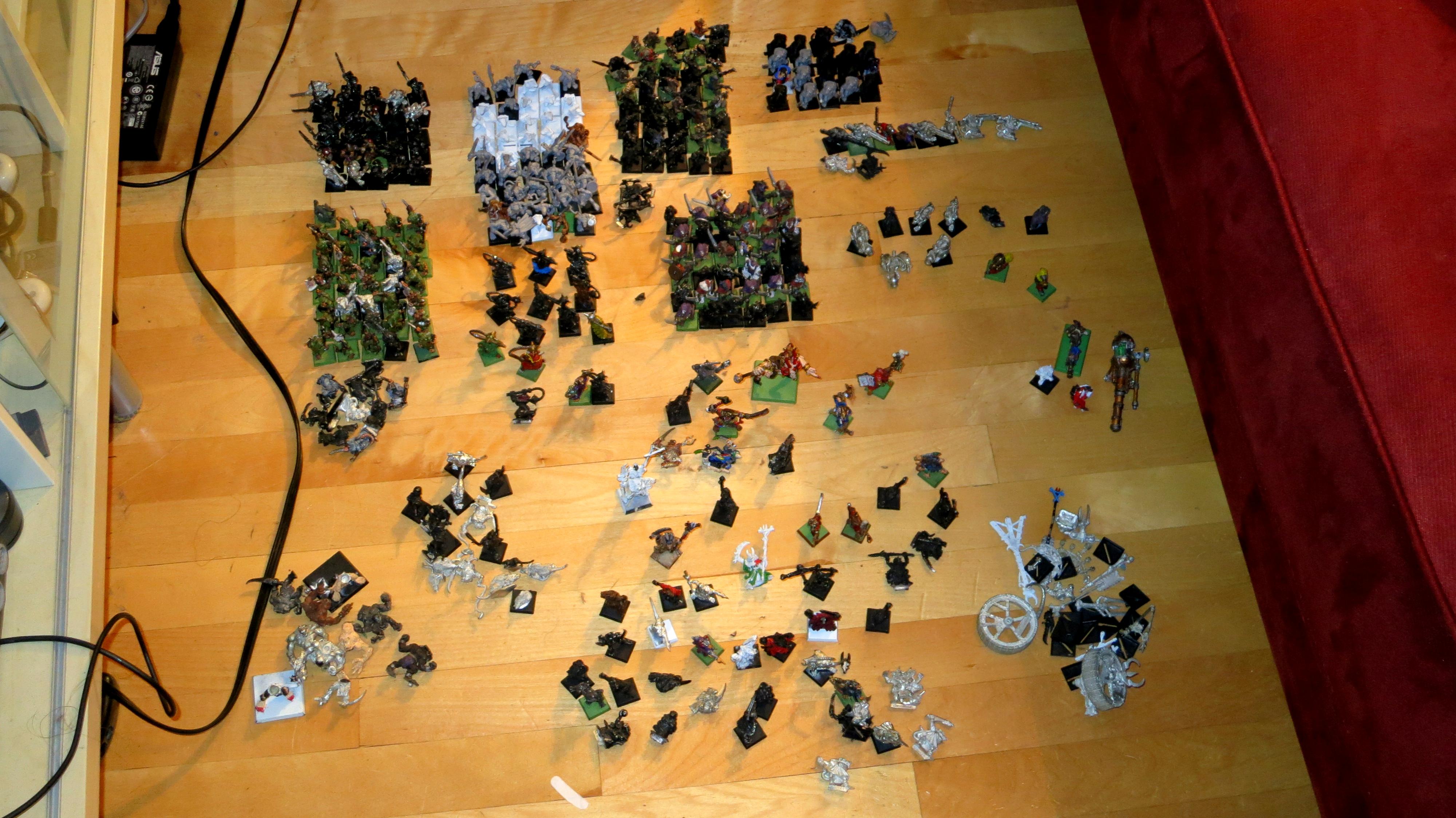 Clanrats, Hell Pit Abomination, Old Miniatures, Skaven, Work In Progress