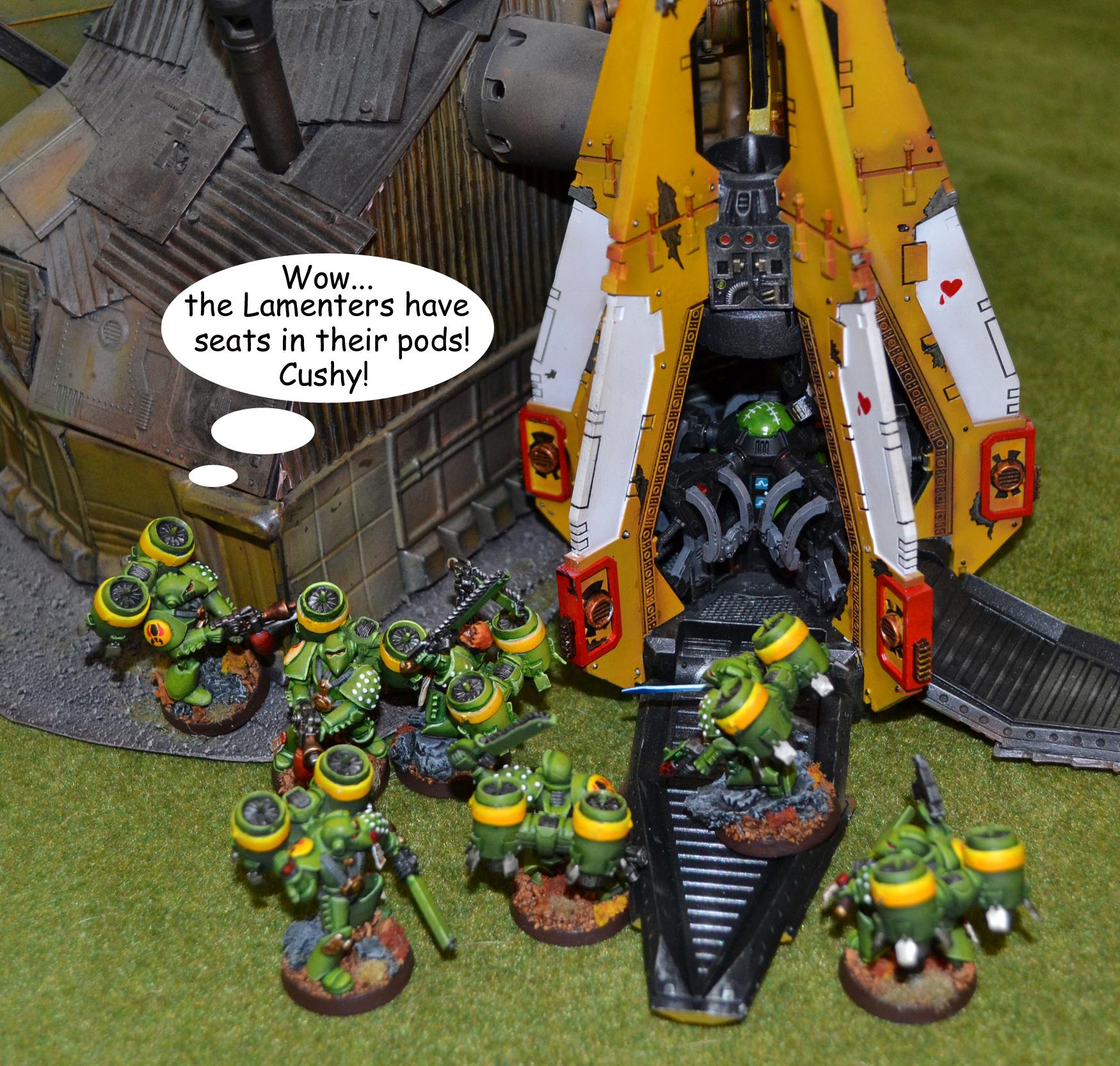 Battle Report, Lamenters, Mantis Warriors, Space Marines, Warhammer 40,000