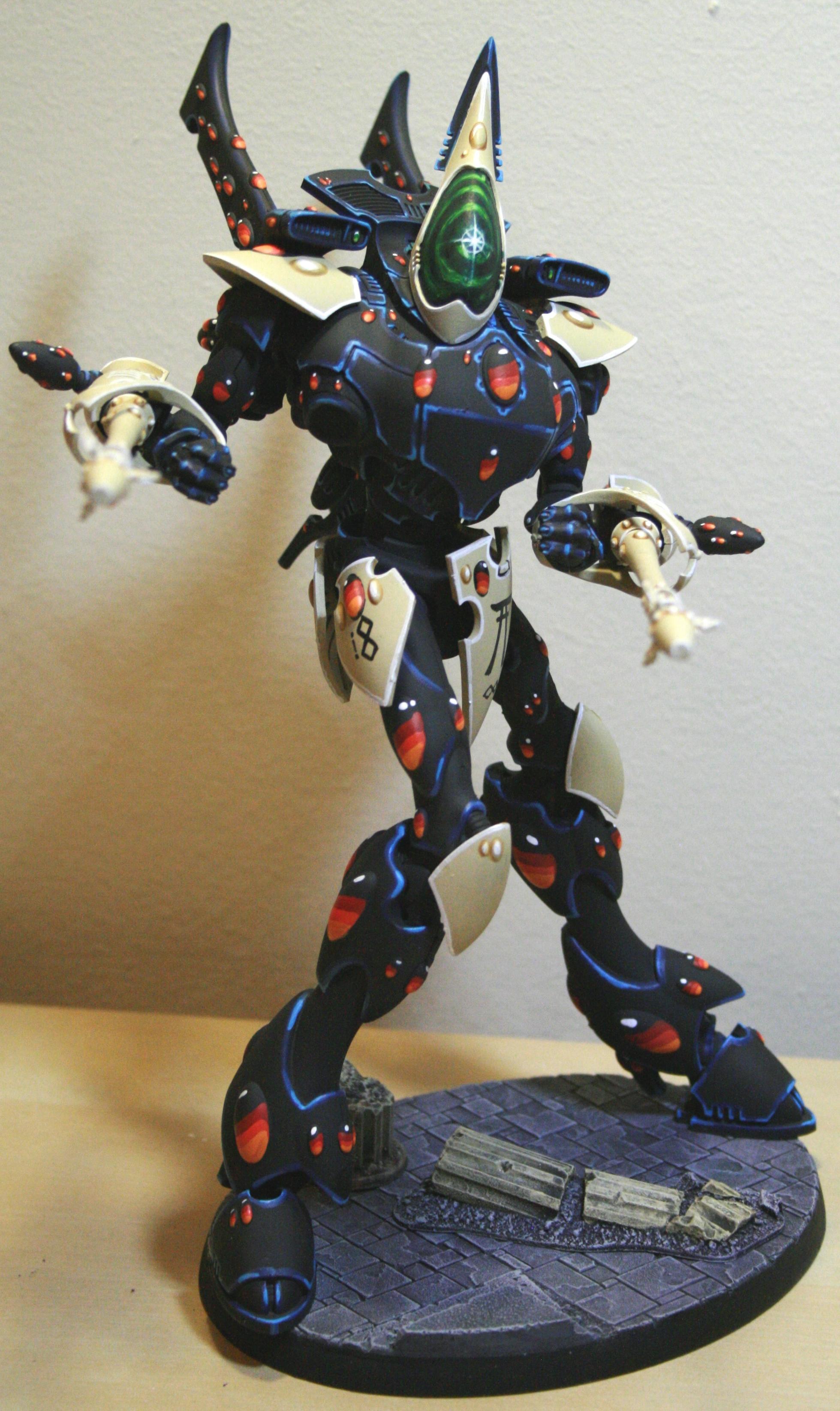 Edge Highlight, Eldar, Freehand, Ulthwe, Warhammer 40,000, Wraithknight