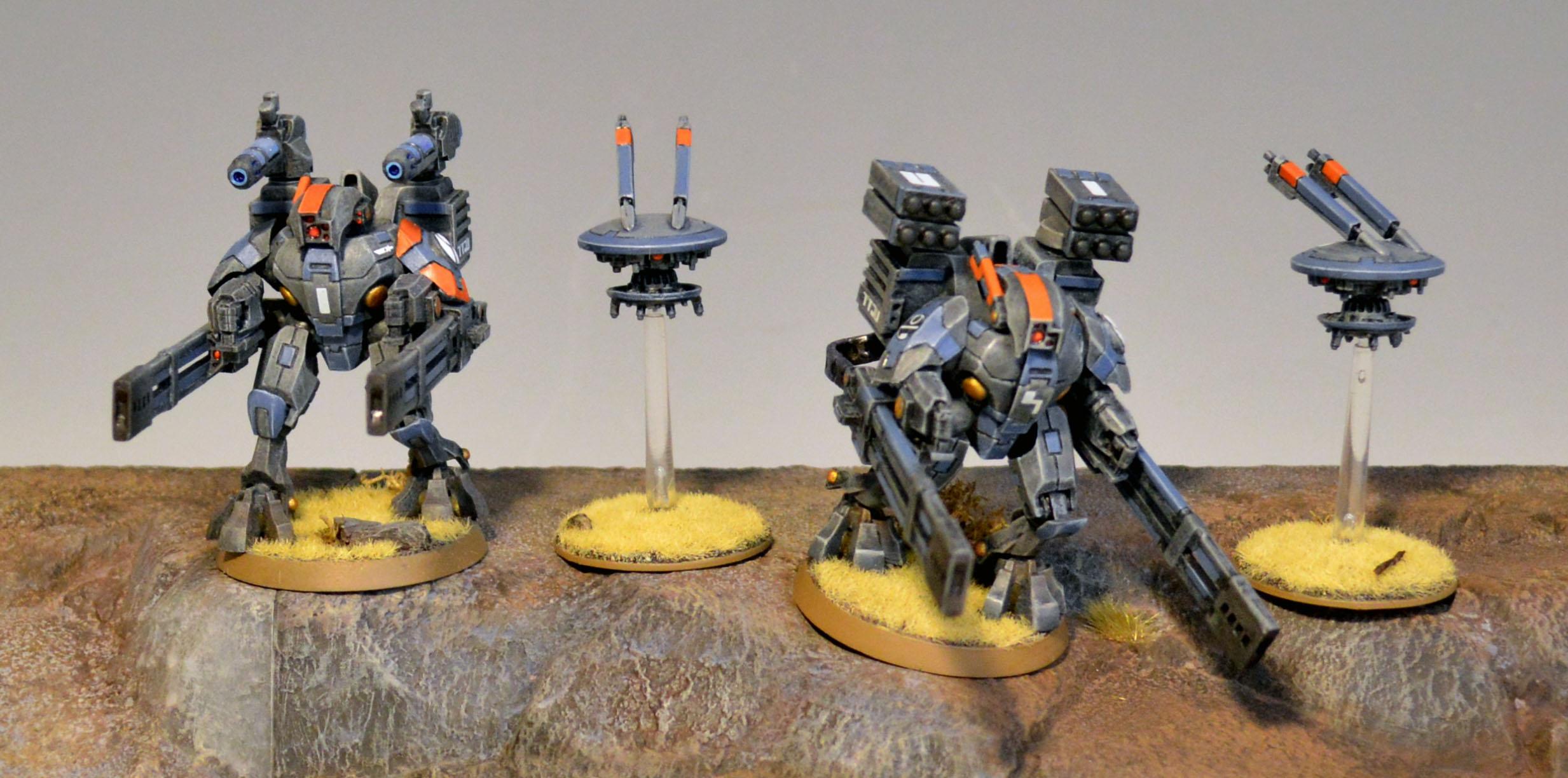Broadsides, Xv-88, XV88 Broadside Battlesuit Team 1