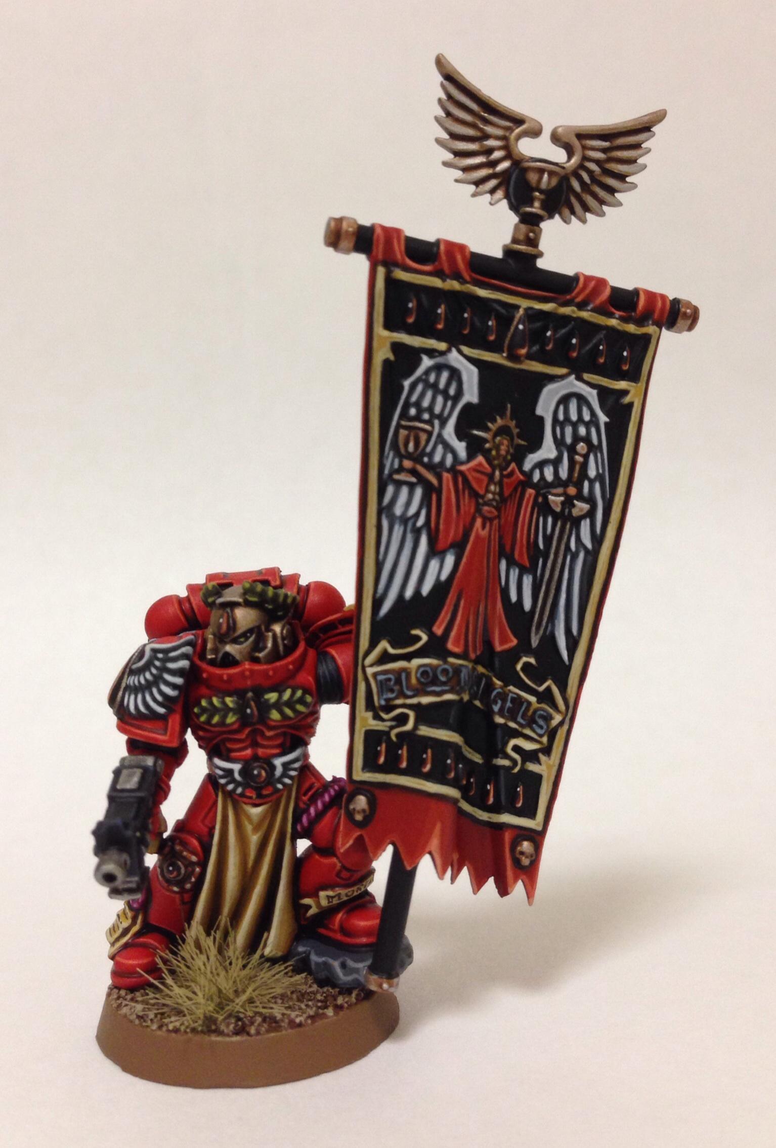 Blood Angels, Blood Angels Standard, Honor Guard, Standard, Warhammer 40,000