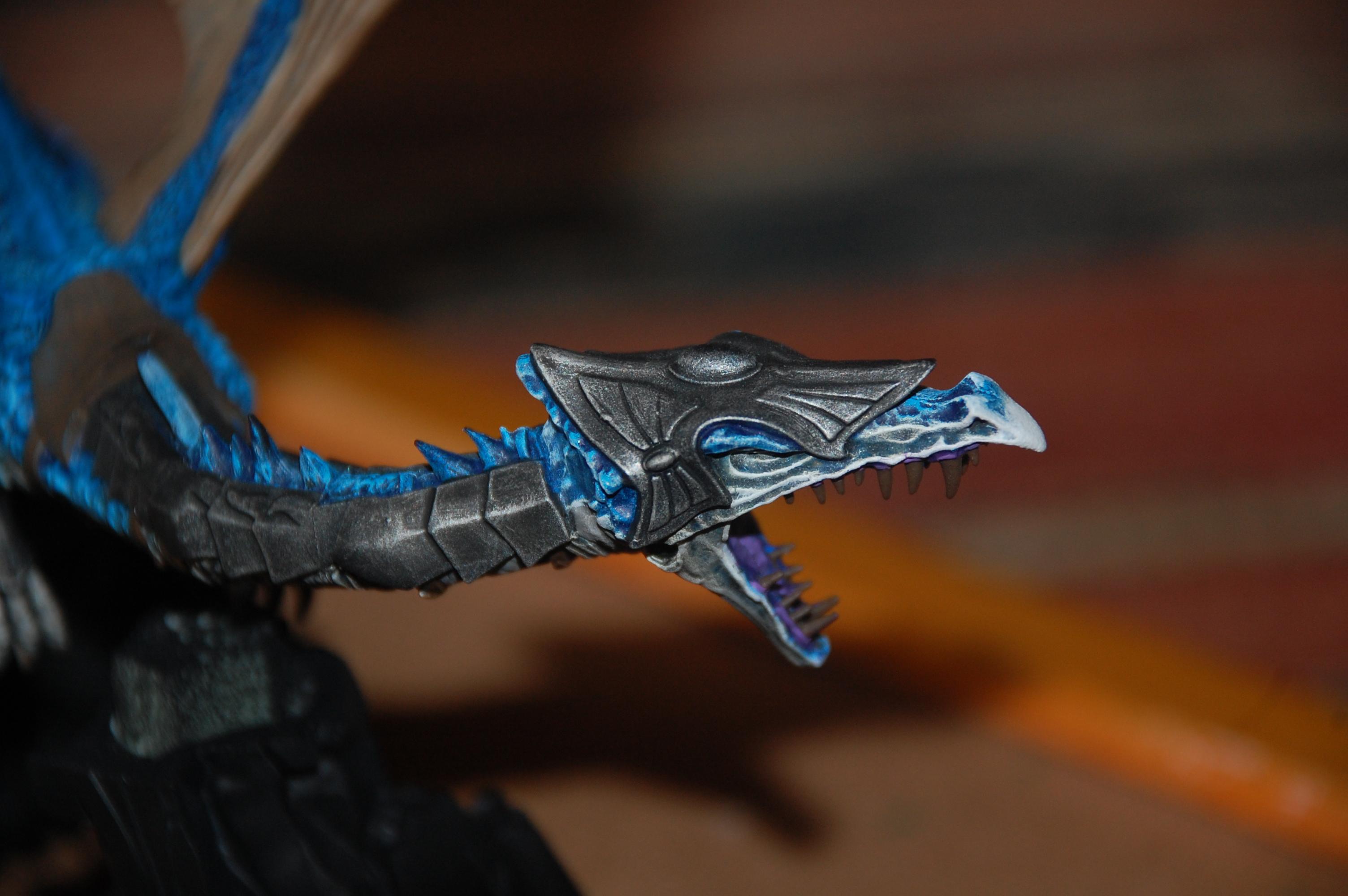close up of the head