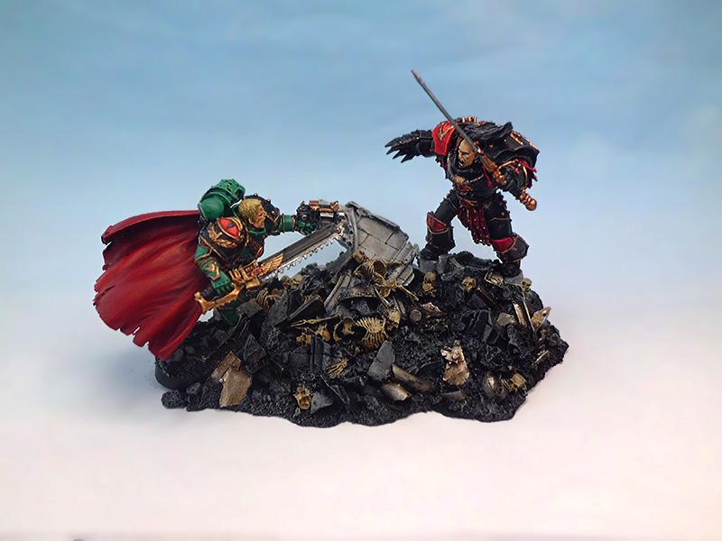 Abaddon, Diorama, Hous Heresy, Loken, Sons Of Horus