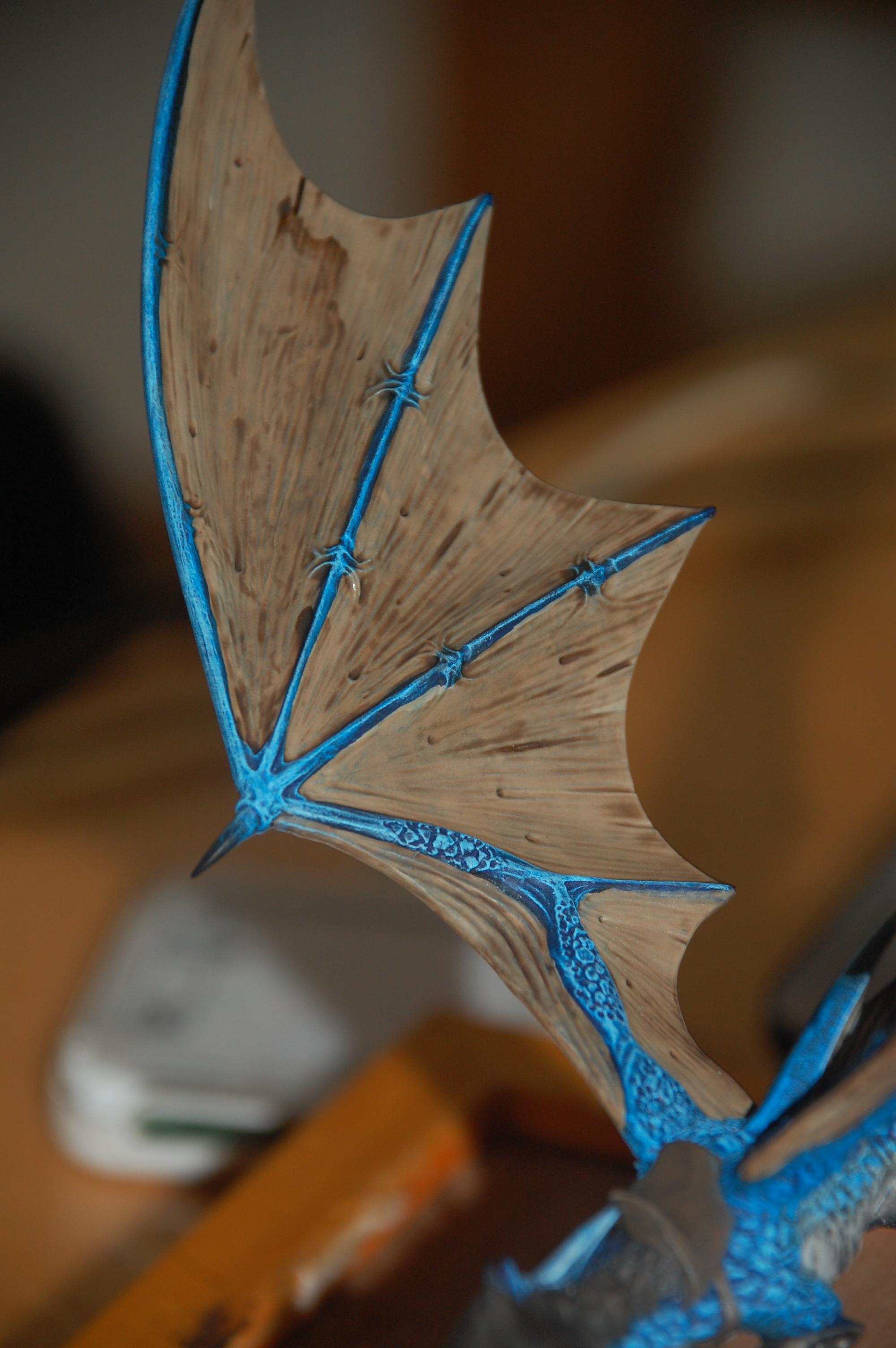 Also started working on the wings