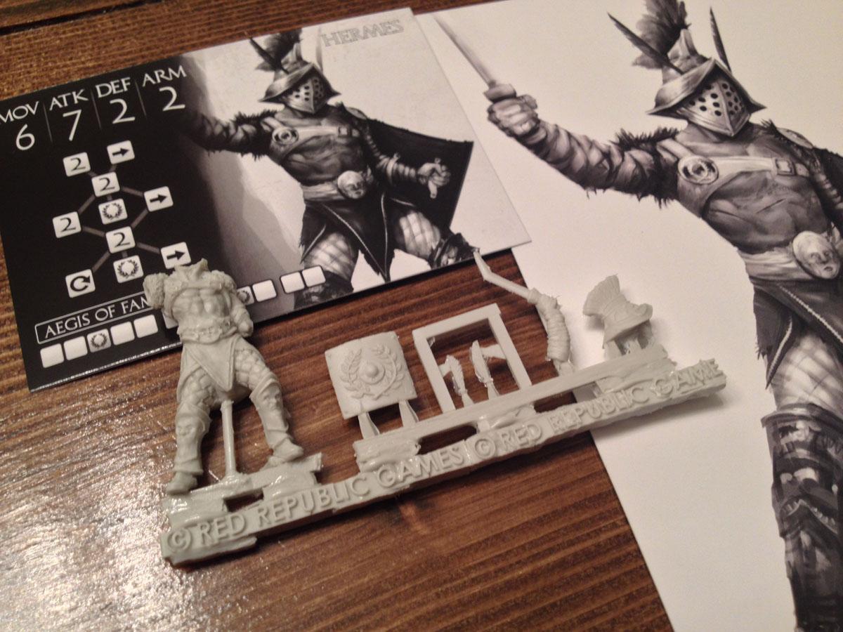 Arena Rex, Gladiator, Hermes, Ludus Magnus