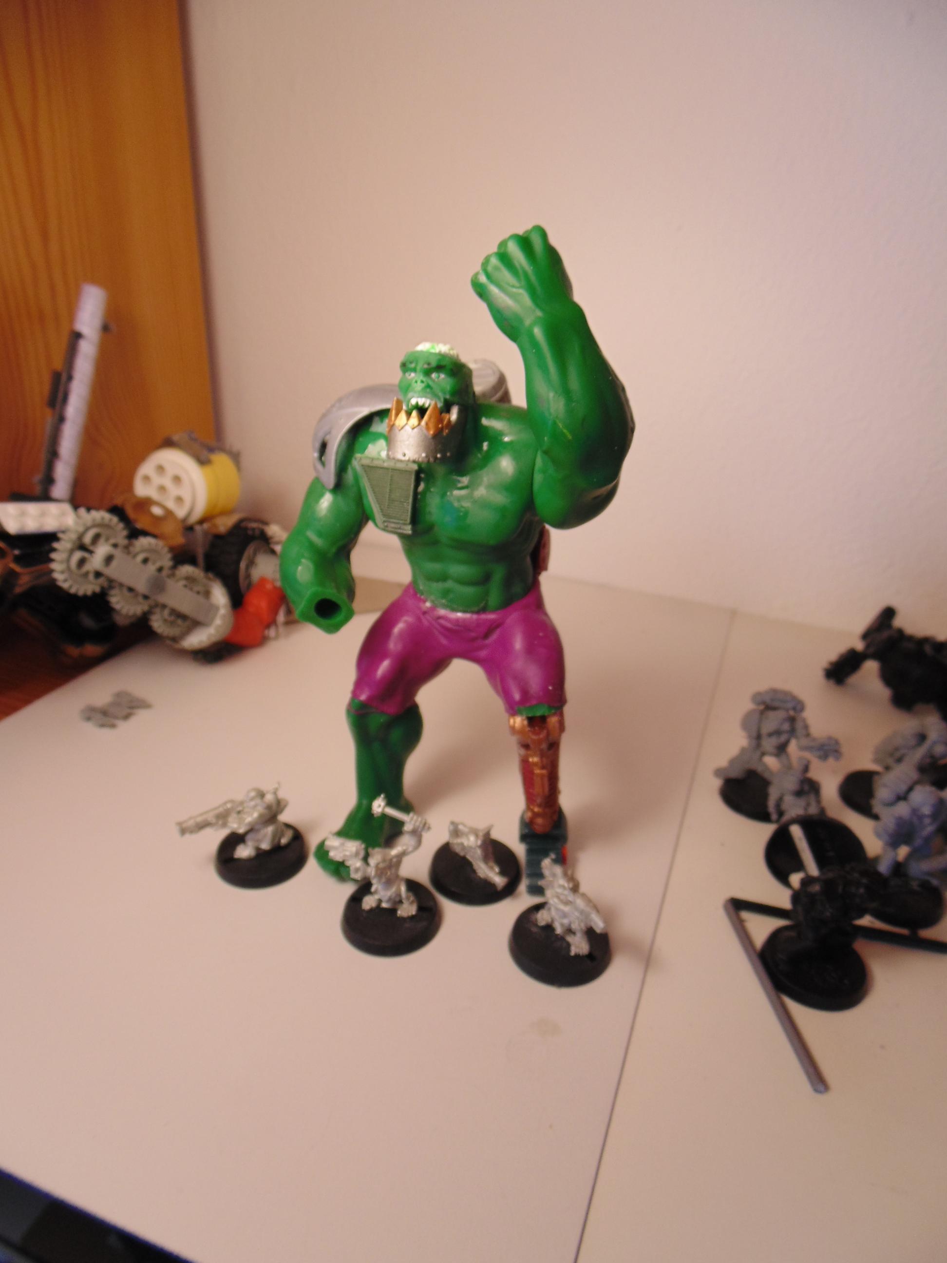 Boss, Conversion, Garbage, Garbage Garden Gnome, Garden, Ggg, Gigant, Gnomes, Huge, Hulk, Mega, Orks, Oversize, Waagh