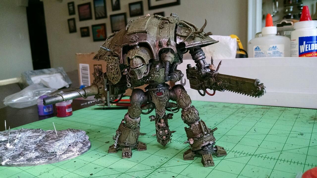 Chaos, Conversion, Custom, Imperial Knight, Nurgle