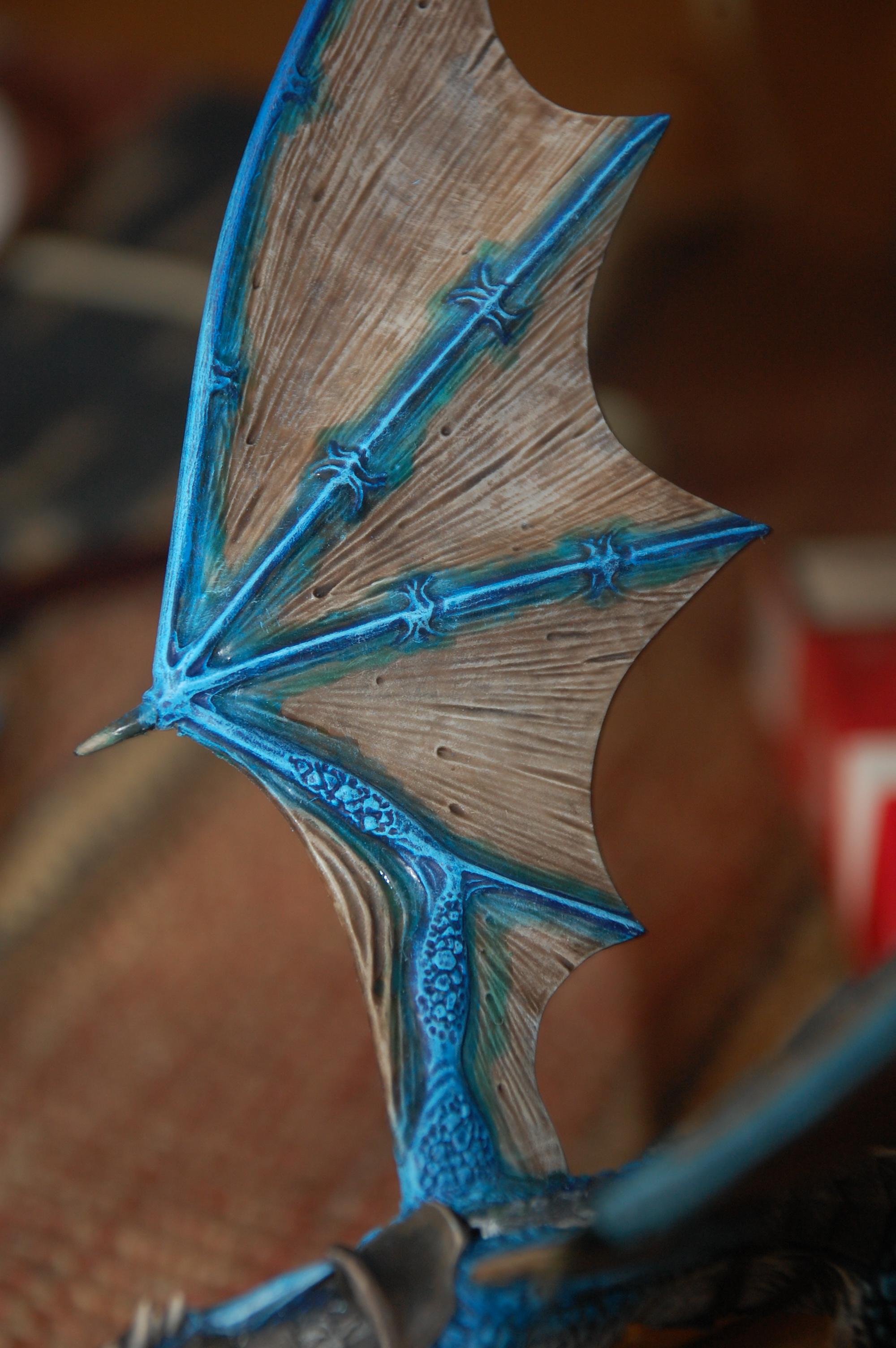 Second drybrush using VMC sky blue