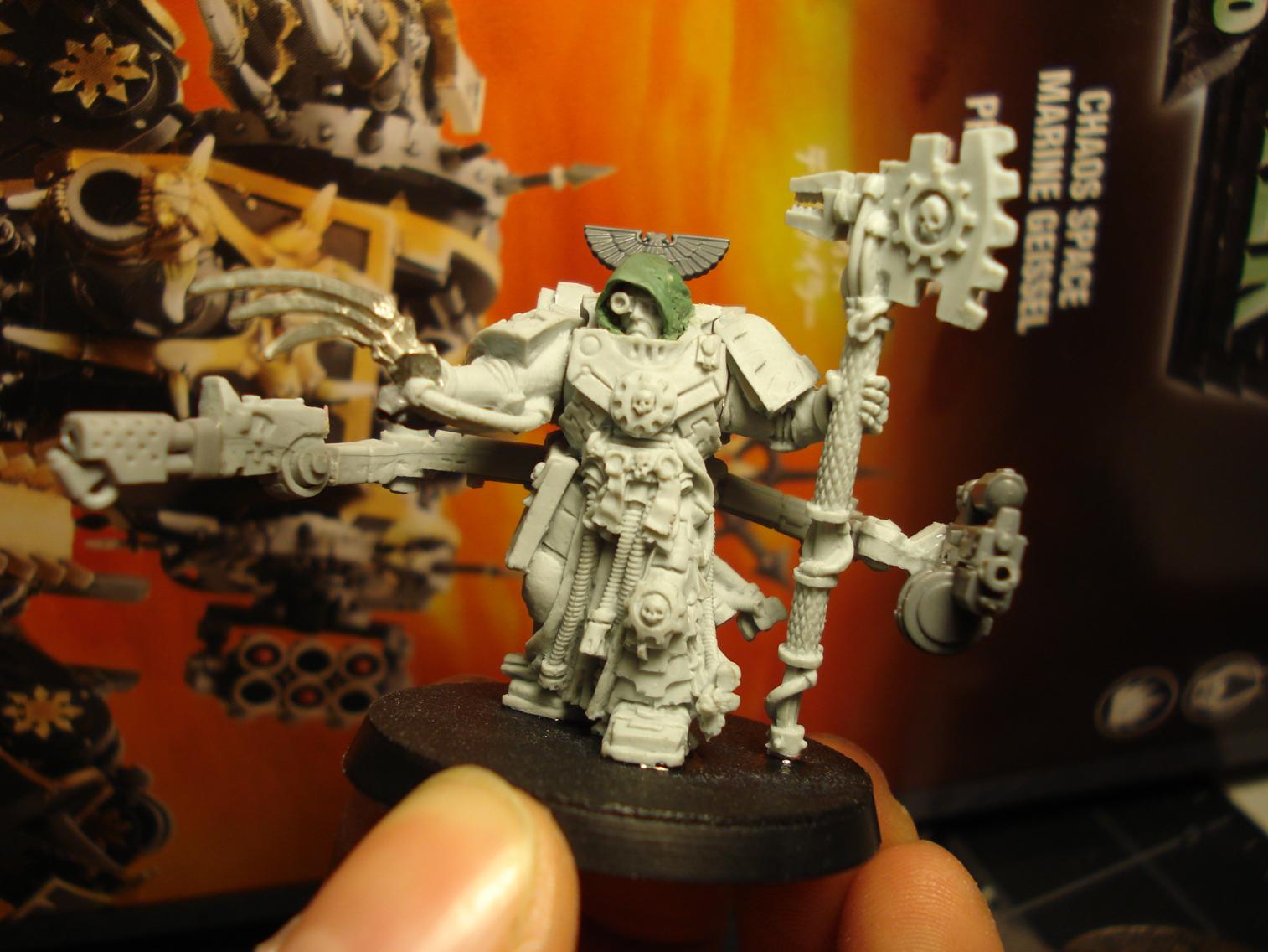 Bionics, Claw, Hood, Iron Hands, Librarian, Meltagun, Necrons, Power Fist, Servo Arm, Space Marines, Techmarine