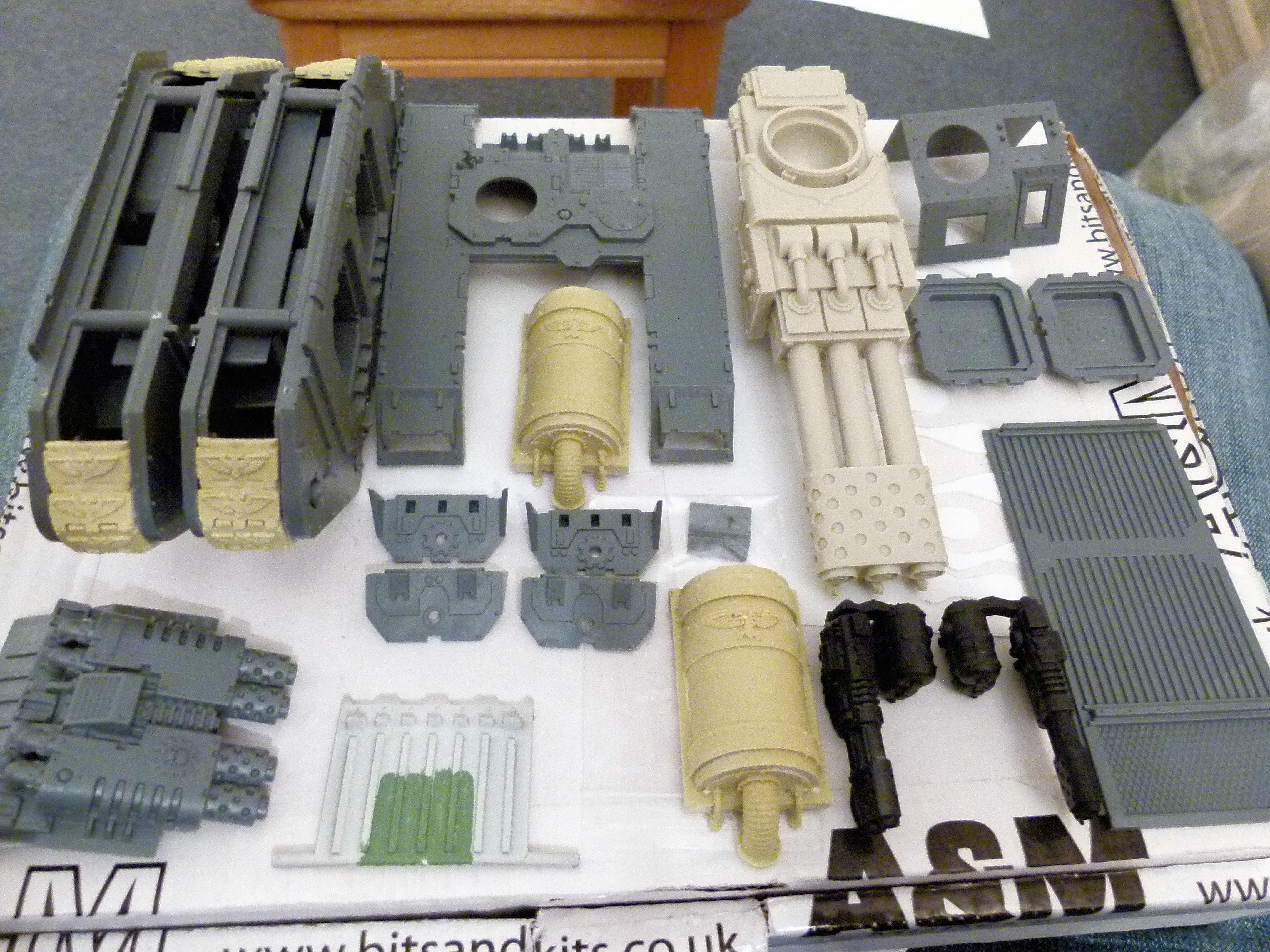 WIP Land Raider Infernus parts