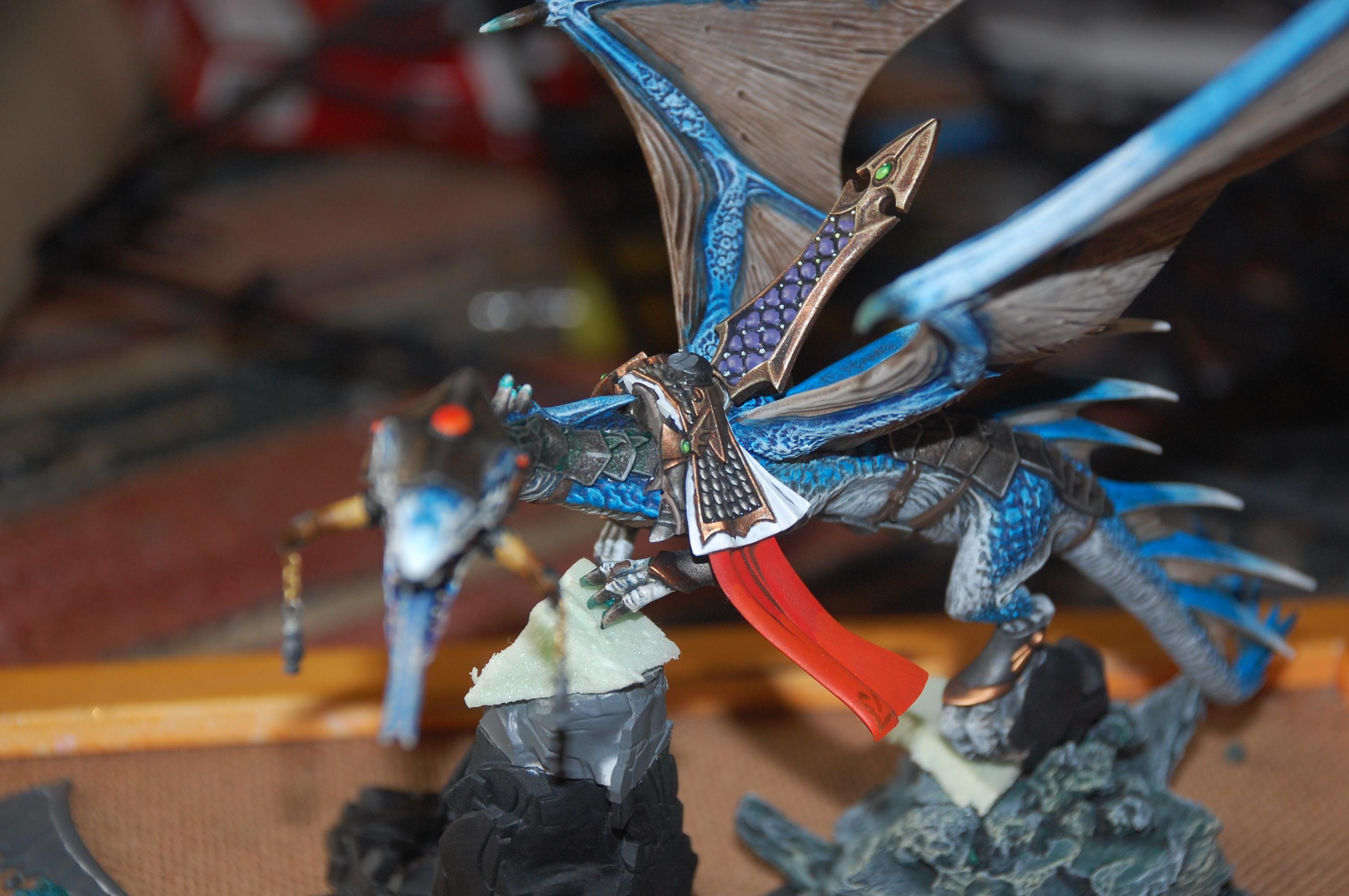Bottom part of the rider glued on 