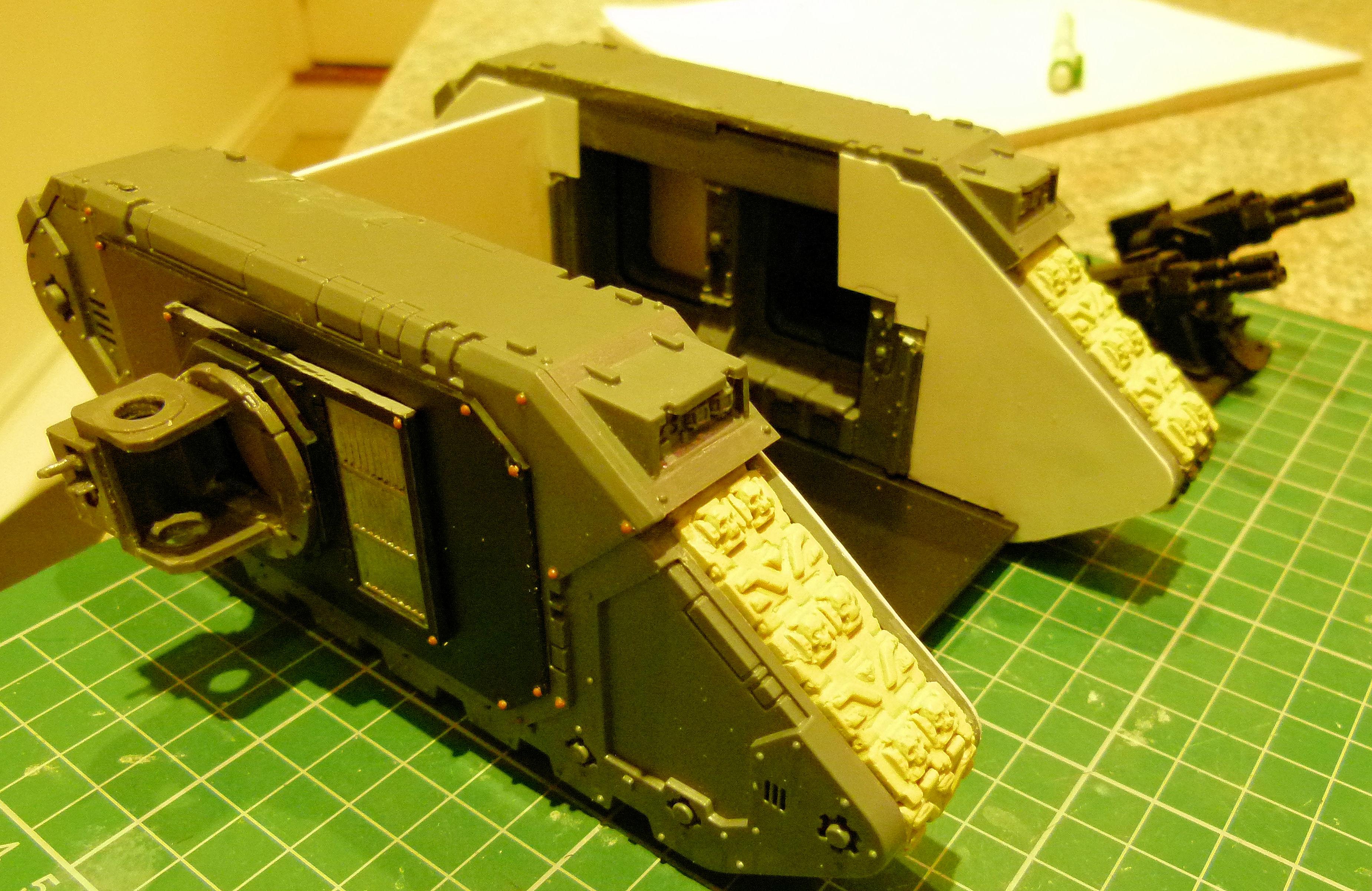 WIP Flak Land Raider Chassis Construction 2