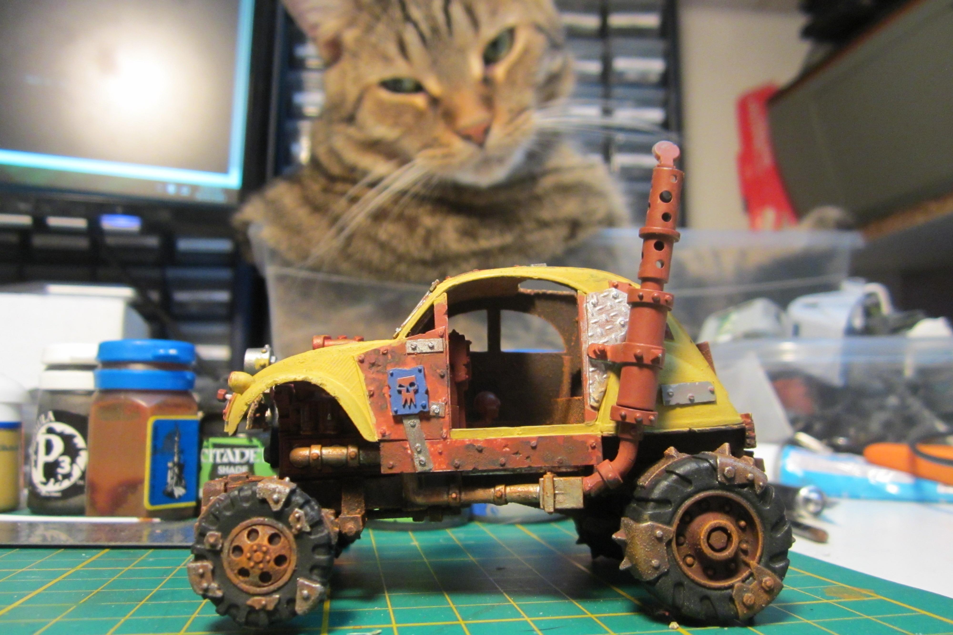Buggy, Cars, Conversion, Ork Buggies, Ork Buggy, Orks, Warhammer 40,000